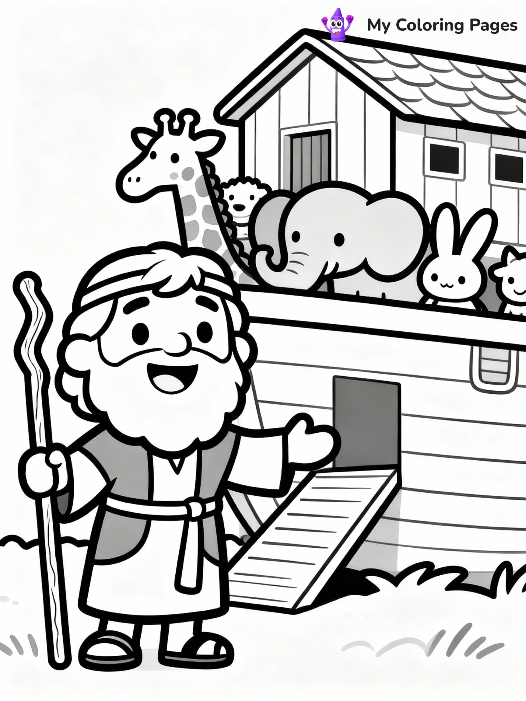 Noah's Ark Coloring Pages - 6