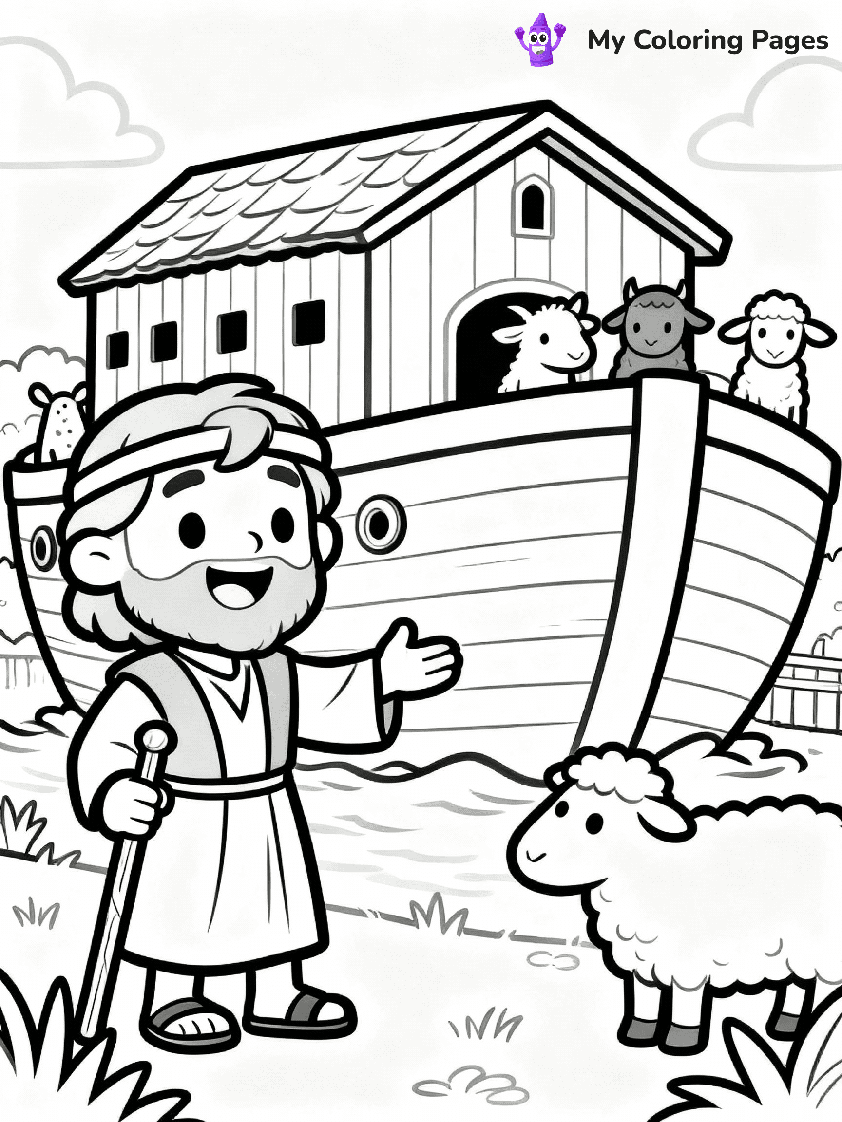 Noah's Ark Coloring Pages - 5
