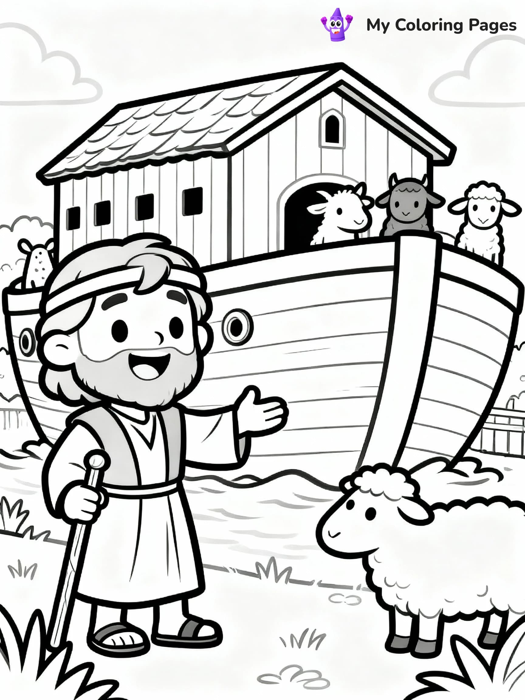 Noah's Ark Coloring Pages - 5