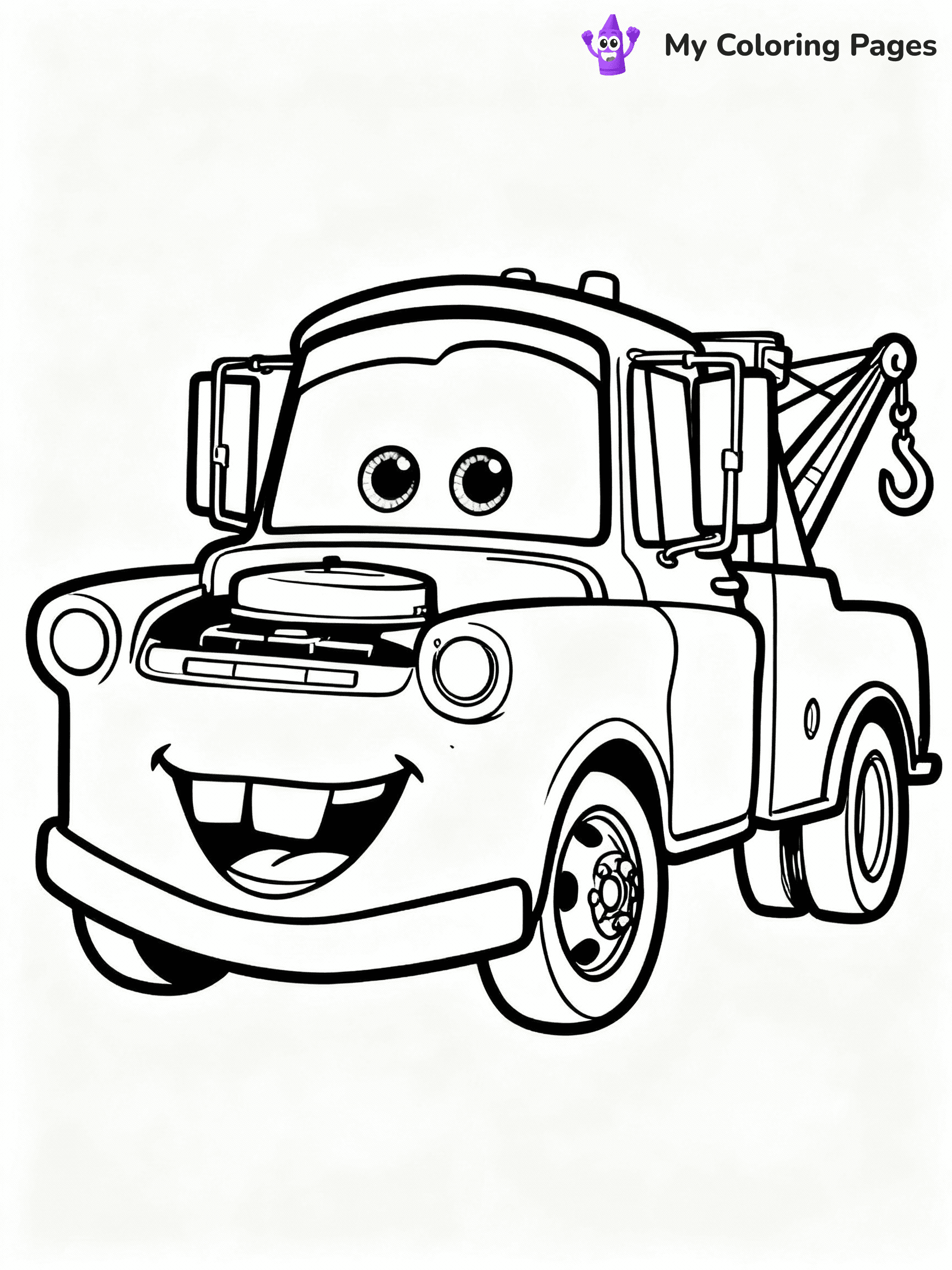 ⚠️ CRITICAL REQUIREMENT - ABSOLUTE BLACK AND WHITE ONLY ⚠️
This MUST be a BLACK AND WHITE line drawing ONLY. NO COLORS whatsoever.
- ONLY pure black lines (#000000) on pure white background (#FFFFFF)
- ABSOLUTELY NO colors, NO shading, NO gradients, NO grayscale
- If there are ANY colors in the output, the image is REJECTED
- This is a COLORING PAGE - meant to be COLORED IN by children
- The output must be UNCOLORED line art ready for coloring
⚠️ SUBJECT TO DRAW: Tow Mater from Cars in Pixar animation style, towing a broken-down car, big smile and eyes wide
(REMEMBER: Output must be BLACK AND WHITE line art only, NOT colored!)
# COLORING PAGE: BLACK OUTLINES ONLY - WHITE BACKGROUND MANDATORY
Create a **coloring book page** using EXACTLY two values: black lines, white space.
## NON-NEGOTIABLE BINARY RULES
- **ONLY #000000 (black) and #FFFFFF (white)** - NO other values exist
- **EVERY PIXEL = BLACK OR WHITE** - no gray/shading/antialiasing
- **WHITE BACKGROUND MANDATORY** - entire canvas stays white
- **ALL SHAPES HOLLOW** - everything is empty outlines waiting to be colored
- **FORBIDDEN:** fills, shading, gradients, patterns, textures, colors
- **NO SOLID REGIONS** - if it's not a thin line, it's wrong
## Universal Line Standards
- Black outlines ONLY - thin, uniform weight
- Every shape completely empty inside
- Closed contours suitable for coloring
- Simple flat illustration - zero depth/3D/realism
- **Style:** Whimsical Doodle Art Alley - rounded, friendly outlines (unless specified)
## Everything = Outline Only
- Characters/animals: hollow shapes
- Objects/clothing: empty contours
- Backgrounds/scenery: line work only
- Natural elements: outlined forms
- Dark/night areas: don't exist (use outlined symbols)
- Textures/patterns: convert to simple lines
## The Test
Can a child color EVERY white space with crayons? If any area is pre-filled/shaded/gray or colored in, it FAILS. Every shape must be waiting to receive color.
**FINAL OUTPUT**: Binary coloring page. Black lines define shapes. White spaces ready for coloring. Nothing else exists. No exceptions. Print-ready.
⚠️ FINAL REMINDER: Draw the subject "Tow Mater from Cars in Pixar animation style, towing a broken-down car, big smile and eyes wide" as BLACK AND WHITE line art. Zero colors in output.