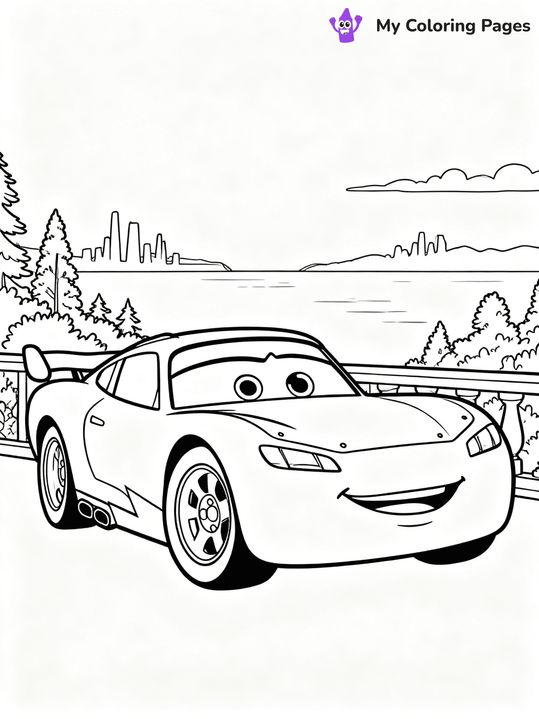 ⚠️ CRITICAL REQUIREMENT - ABSOLUTE BLACK AND WHITE ONLY ⚠️
This MUST be a BLACK AND WHITE line drawing ONLY. NO COLORS whatsoever.
- ONLY pure black lines (#000000) on pure white background (#FFFFFF)
- ABSOLUTELY NO colors, NO shading, NO gradients, NO grayscale
- If there are ANY colors in the output, the image is REJECTED
- This is a COLORING PAGE - meant to be COLORED IN by children
- The output must be UNCOLORED line art ready for coloring
⚠️ SUBJECT TO DRAW: Sally from Cars in Pixar animation style, parked at a scenic view, looking relaxed with her curves highlighted
(REMEMBER: Output must be BLACK AND WHITE line art only, NOT colored!)
# COLORING PAGE: BLACK OUTLINES ONLY - WHITE BACKGROUND MANDATORY
Create a **coloring book page** using EXACTLY two values: black lines, white space.
## NON-NEGOTIABLE BINARY RULES
- **ONLY #000000 (black) and #FFFFFF (white)** - NO other values exist
- **EVERY PIXEL = BLACK OR WHITE** - no gray/shading/antialiasing
- **WHITE BACKGROUND MANDATORY** - entire canvas stays white
- **ALL SHAPES HOLLOW** - everything is empty outlines waiting to be colored
- **FORBIDDEN:** fills, shading, gradients, patterns, textures, colors
- **NO SOLID REGIONS** - if it's not a thin line, it's wrong
## Universal Line Standards
- Black outlines ONLY - thin, uniform weight
- Every shape completely empty inside
- Closed contours suitable for coloring
- Simple flat illustration - zero depth/3D/realism
- **Style:** Whimsical Doodle Art Alley - rounded, friendly outlines (unless specified)
## Everything = Outline Only
- Characters/animals: hollow shapes
- Objects/clothing: empty contours
- Backgrounds/scenery: line work only
- Natural elements: outlined forms
- Dark/night areas: don't exist (use outlined symbols)
- Textures/patterns: convert to simple lines
## The Test
Can a child color EVERY white space with crayons? If any area is pre-filled/shaded/gray or colored in, it FAILS. Every shape must be waiting to receive color.
**FINAL OUTPUT**: Binary coloring page. Black lines define shapes. White spaces ready for coloring. Nothing else exists. No exceptions. Print-ready.
⚠️ FINAL REMINDER: Draw the subject "Sally from Cars in Pixar animation style, parked at a scenic view, looking relaxed with her curves highlighted" as BLACK AND WHITE line art. Zero colors in output.