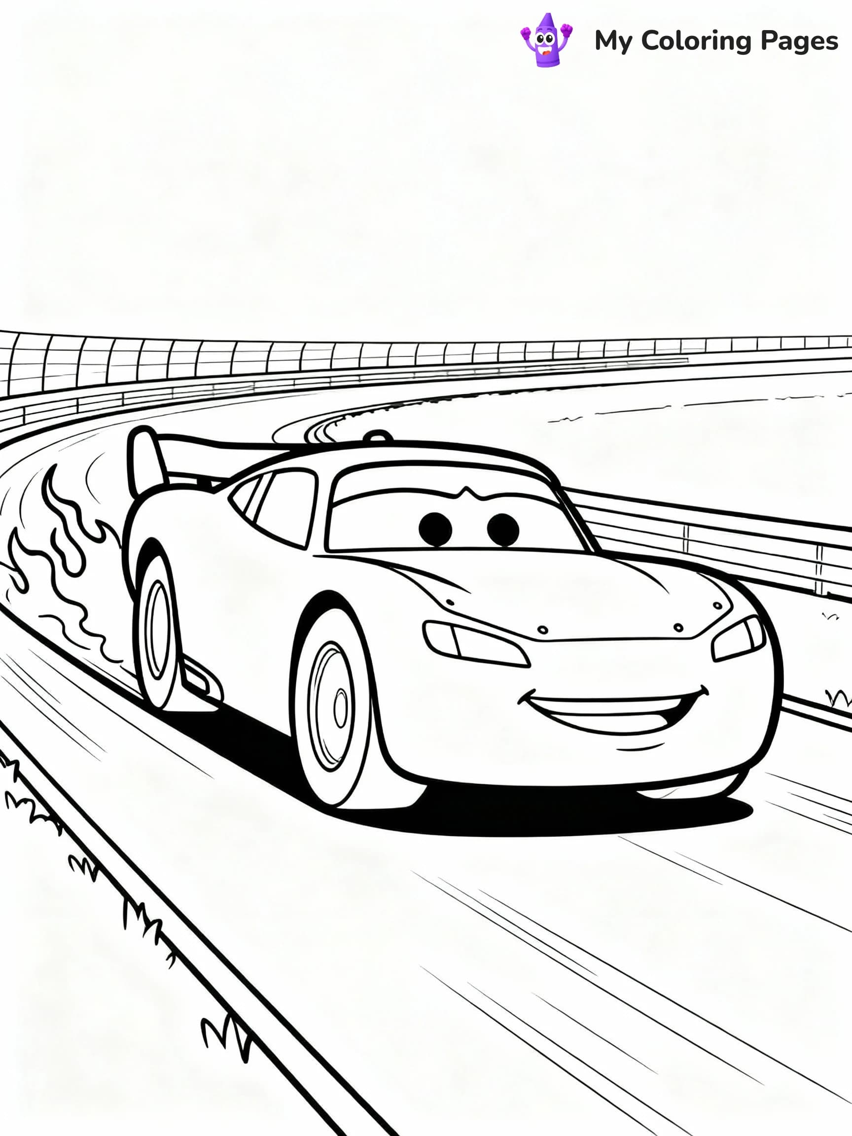 Lightning Mcqueen Coloring Pages - 24