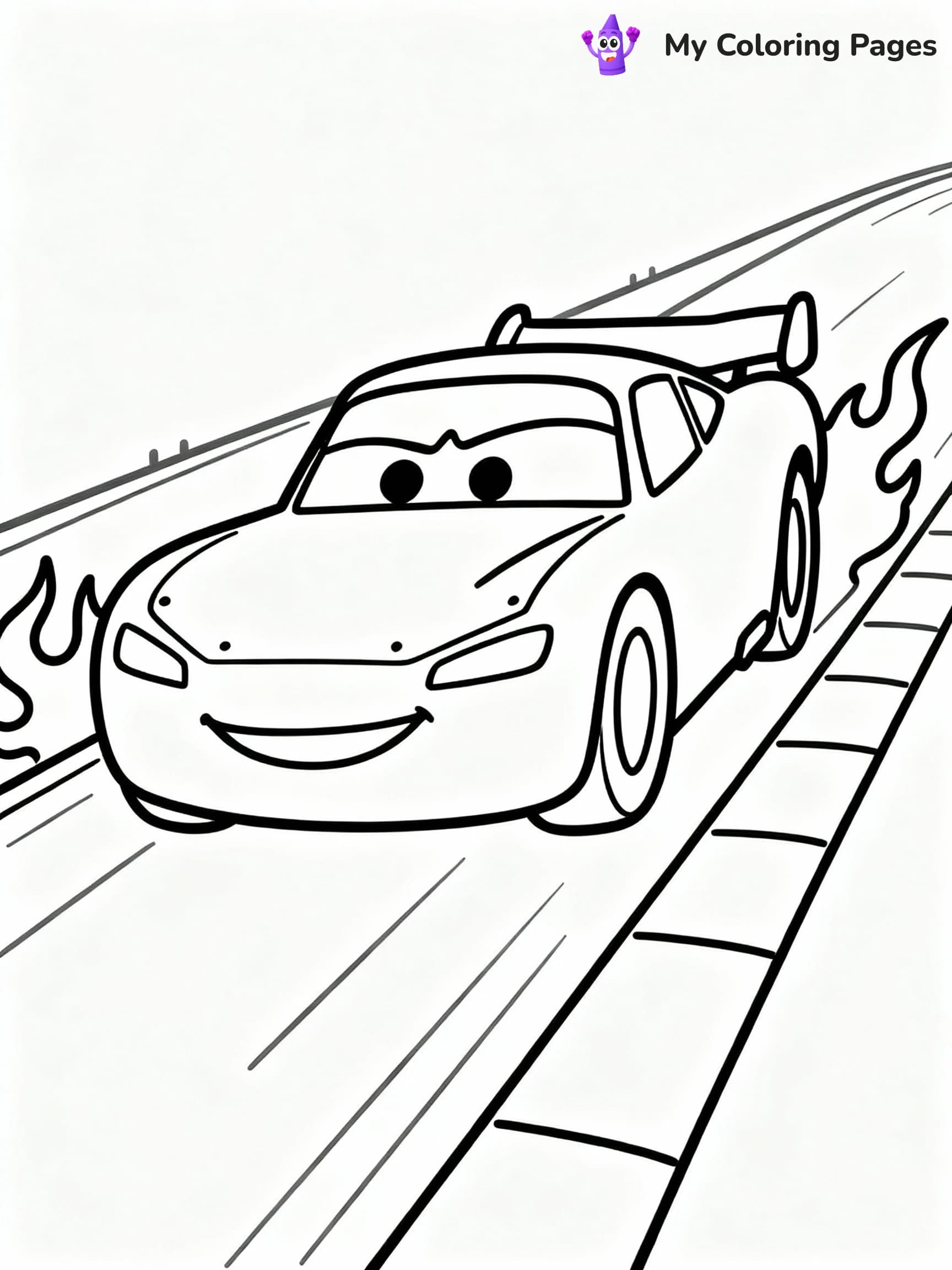 Lightning Mcqueen Coloring Pages - 22