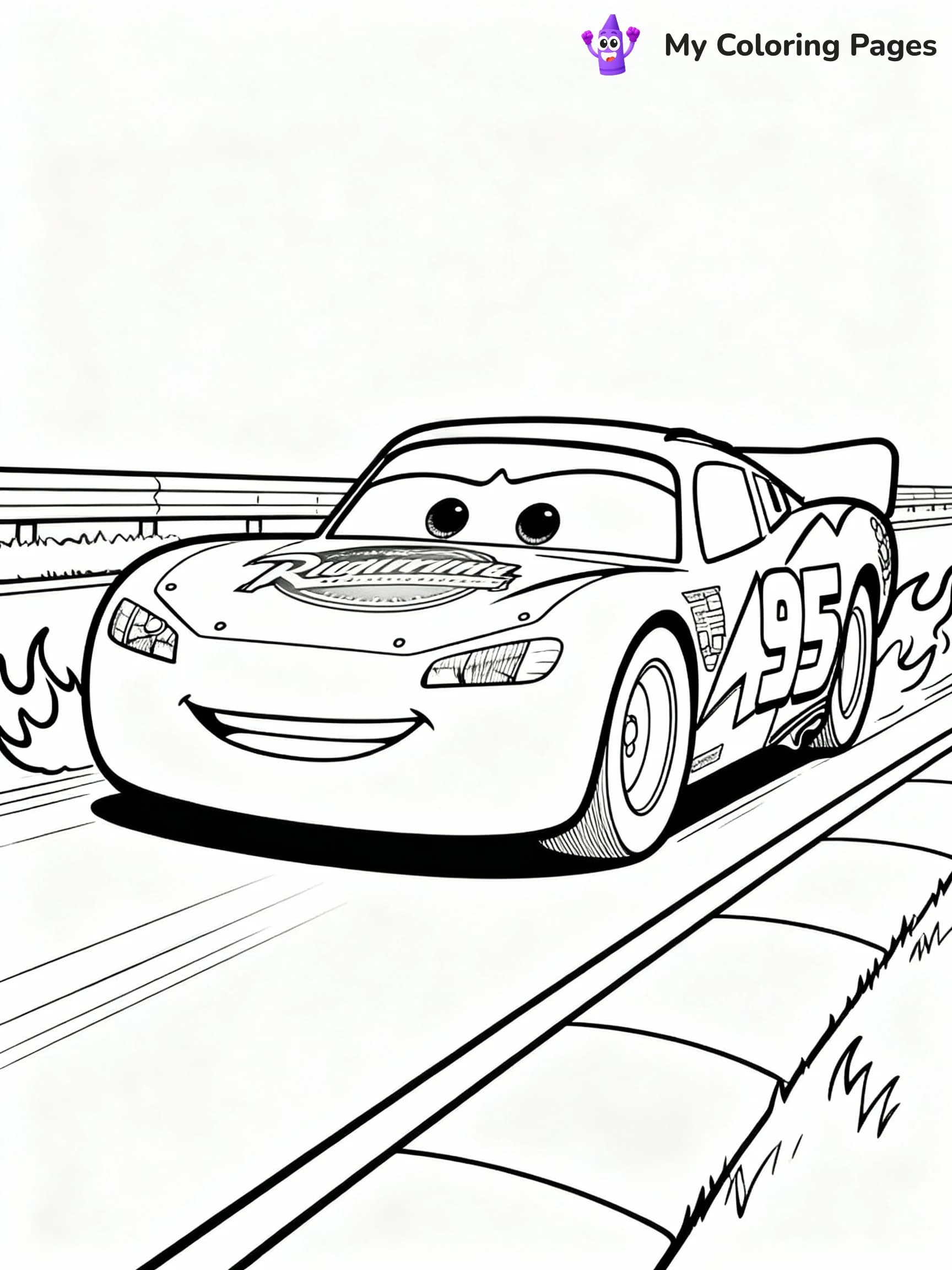 Lightning Mcqueen Coloring Pages - 21