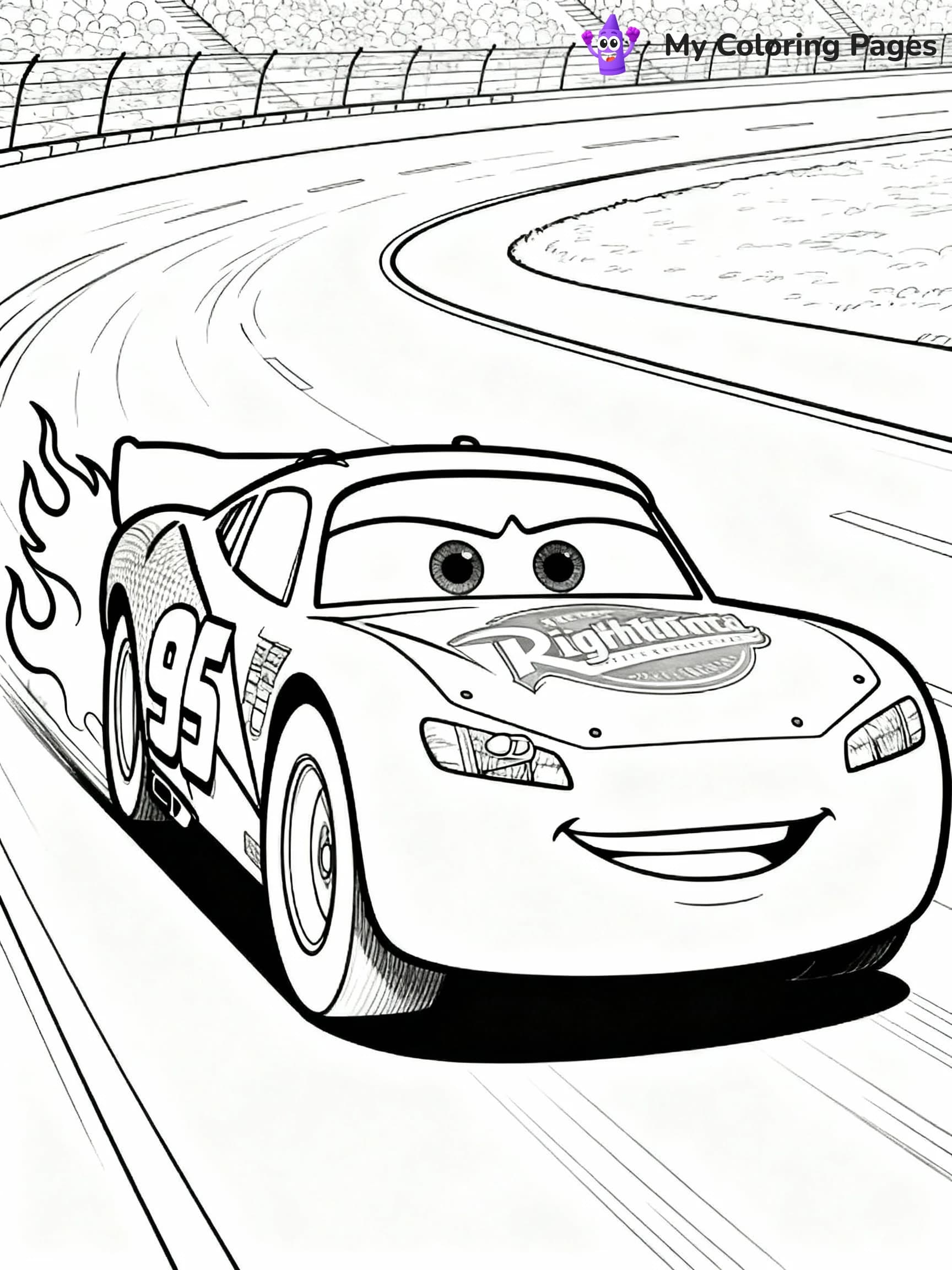 Lightning Mcqueen Coloring Pages - 15