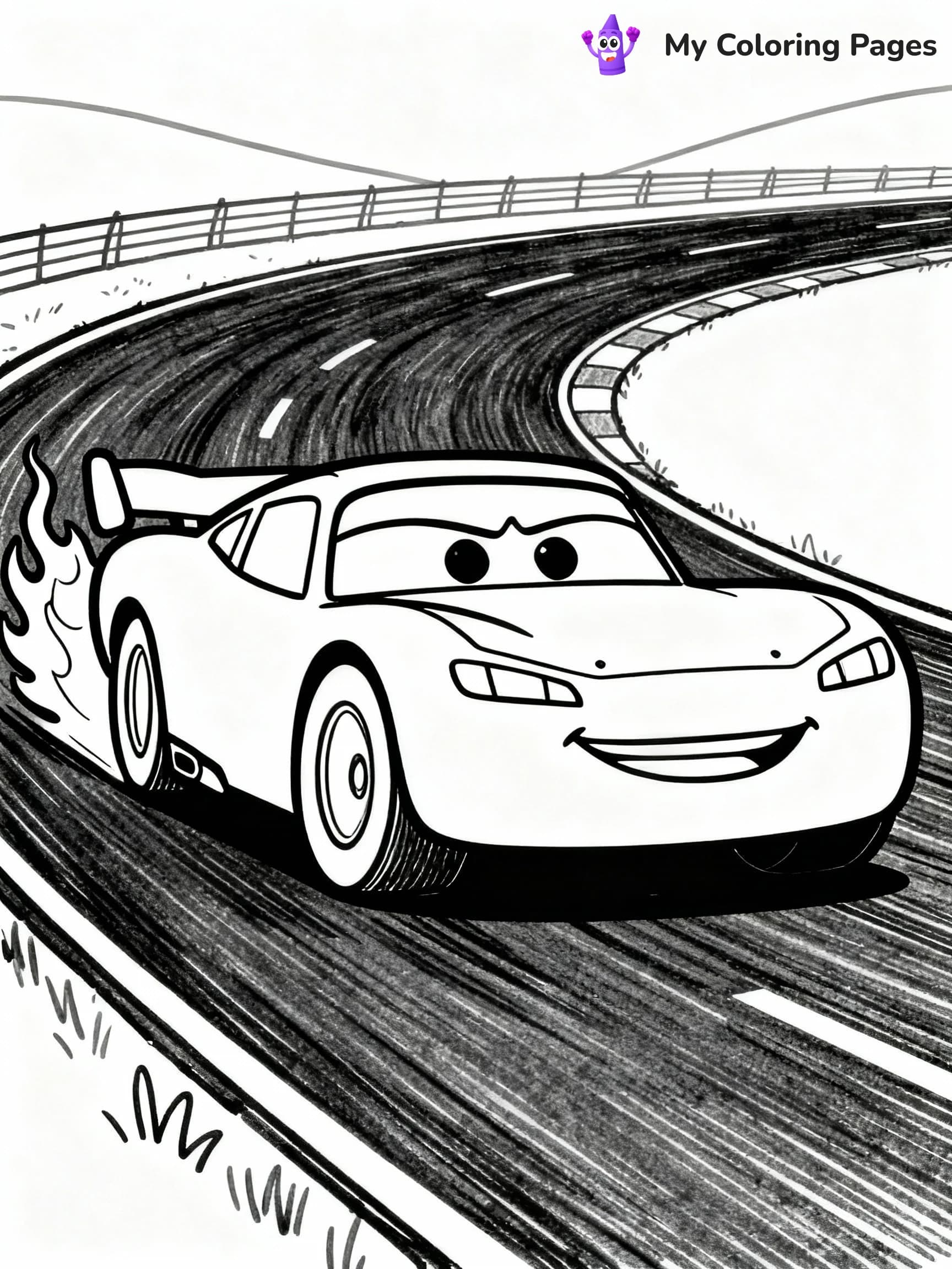 Lightning Mcqueen Coloring Pages - 14