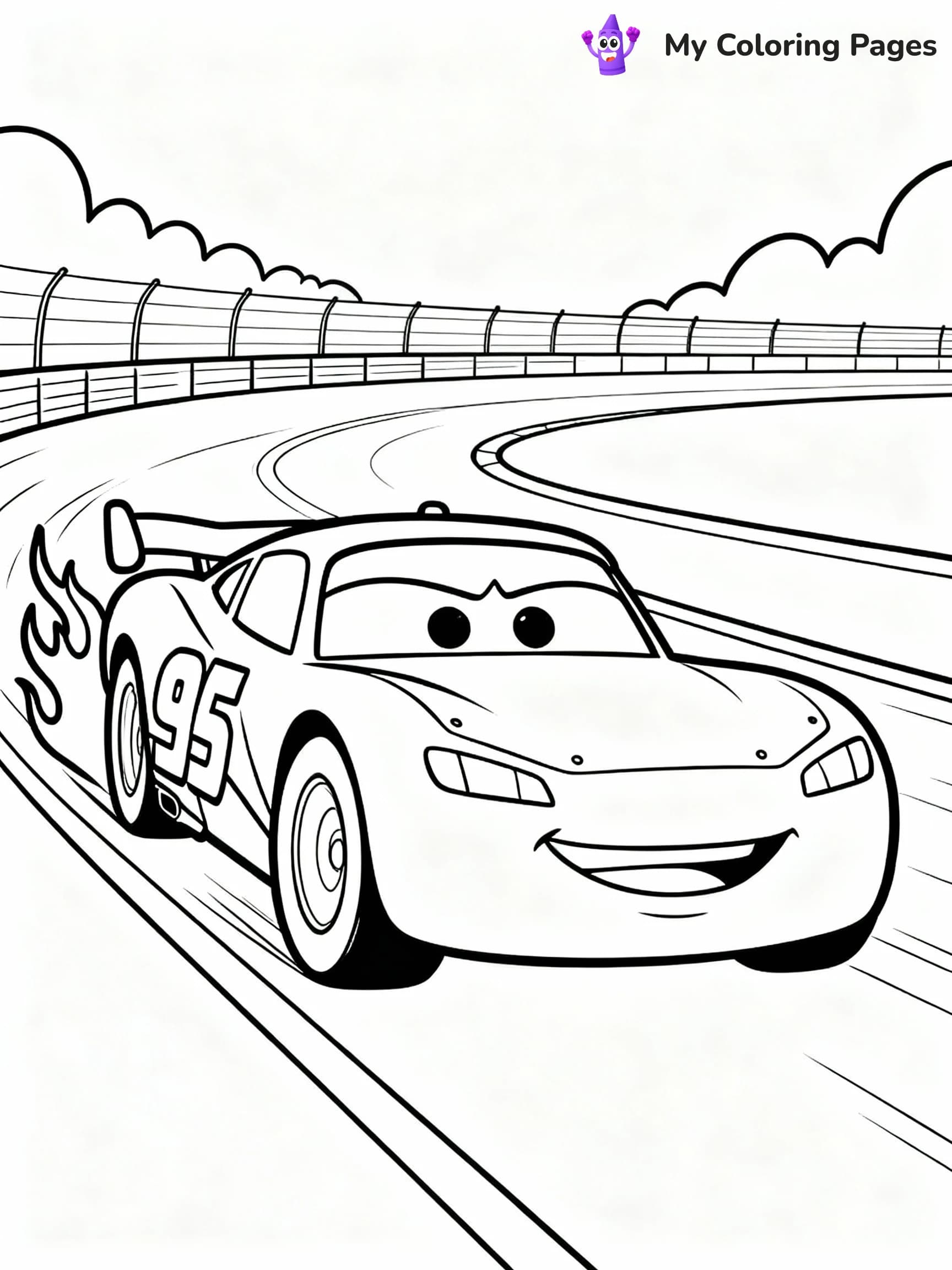 Lightning Mcqueen Coloring Pages - 13