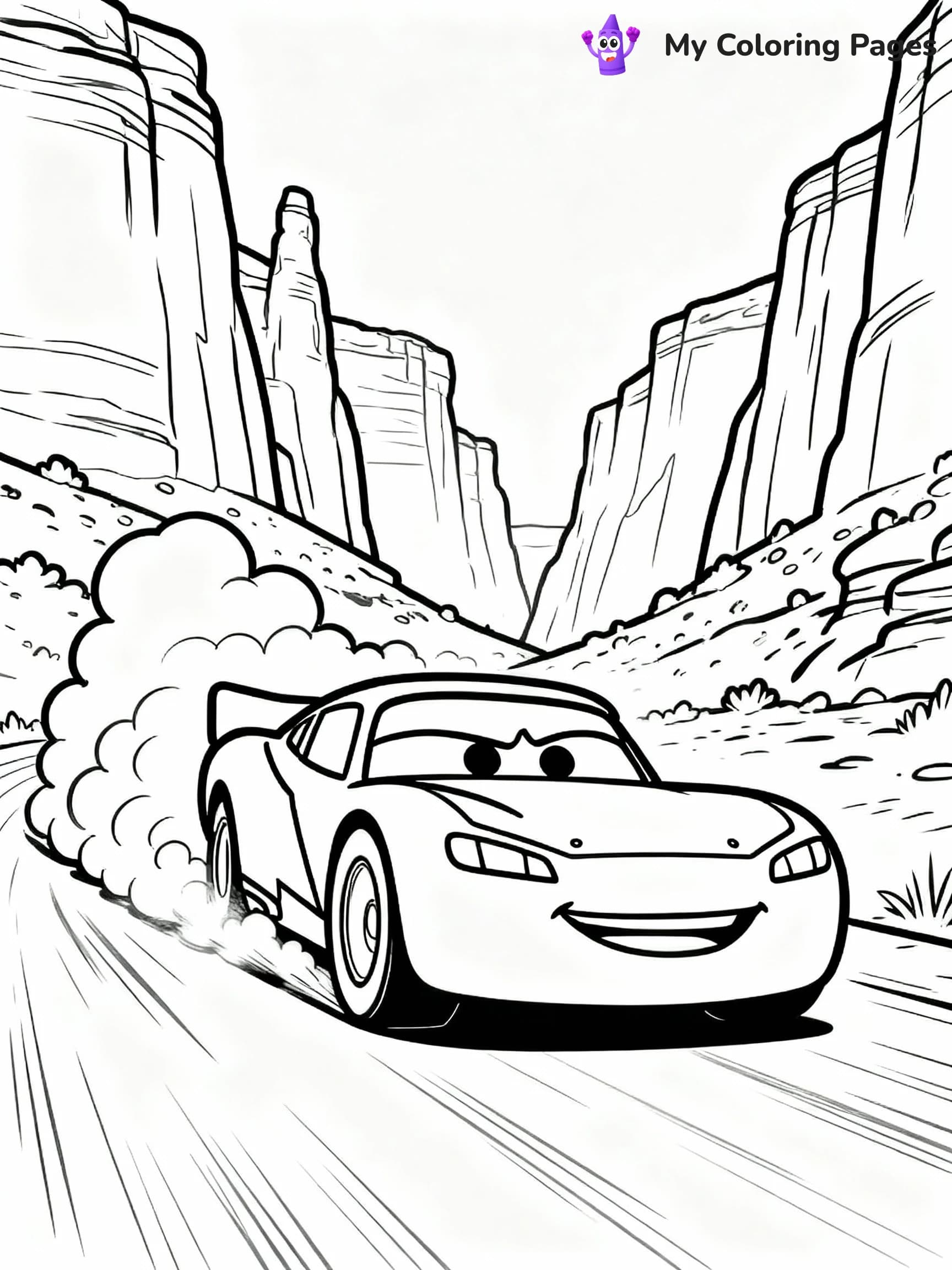 Lightning Mcqueen Coloring Pages - 11
