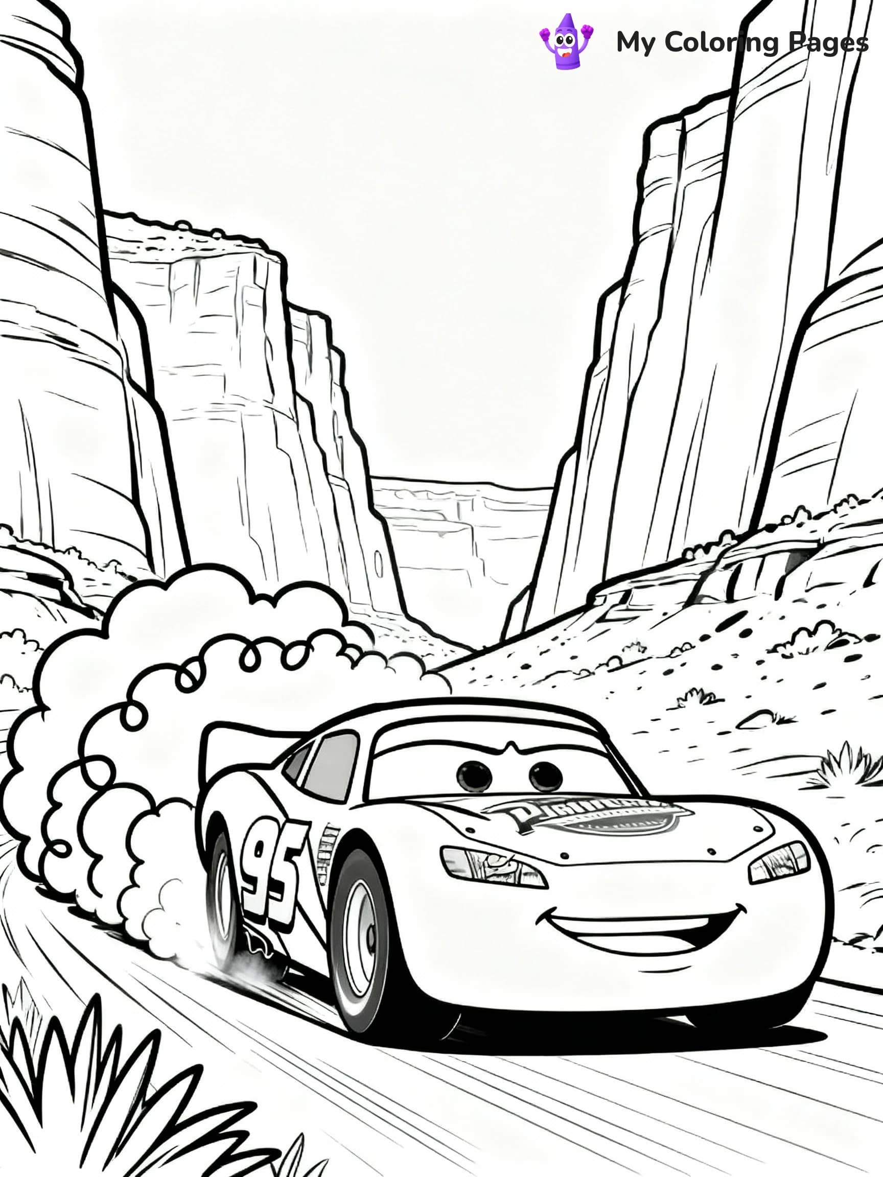 Lightning Mcqueen Coloring Pages - 8