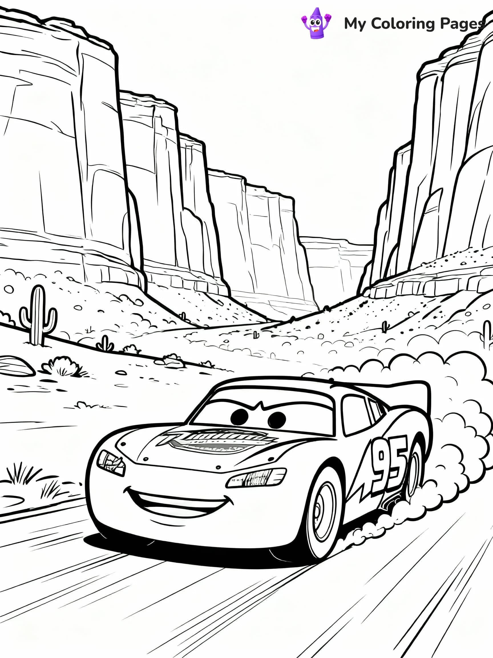 Lightning Mcqueen Coloring Pages - 7