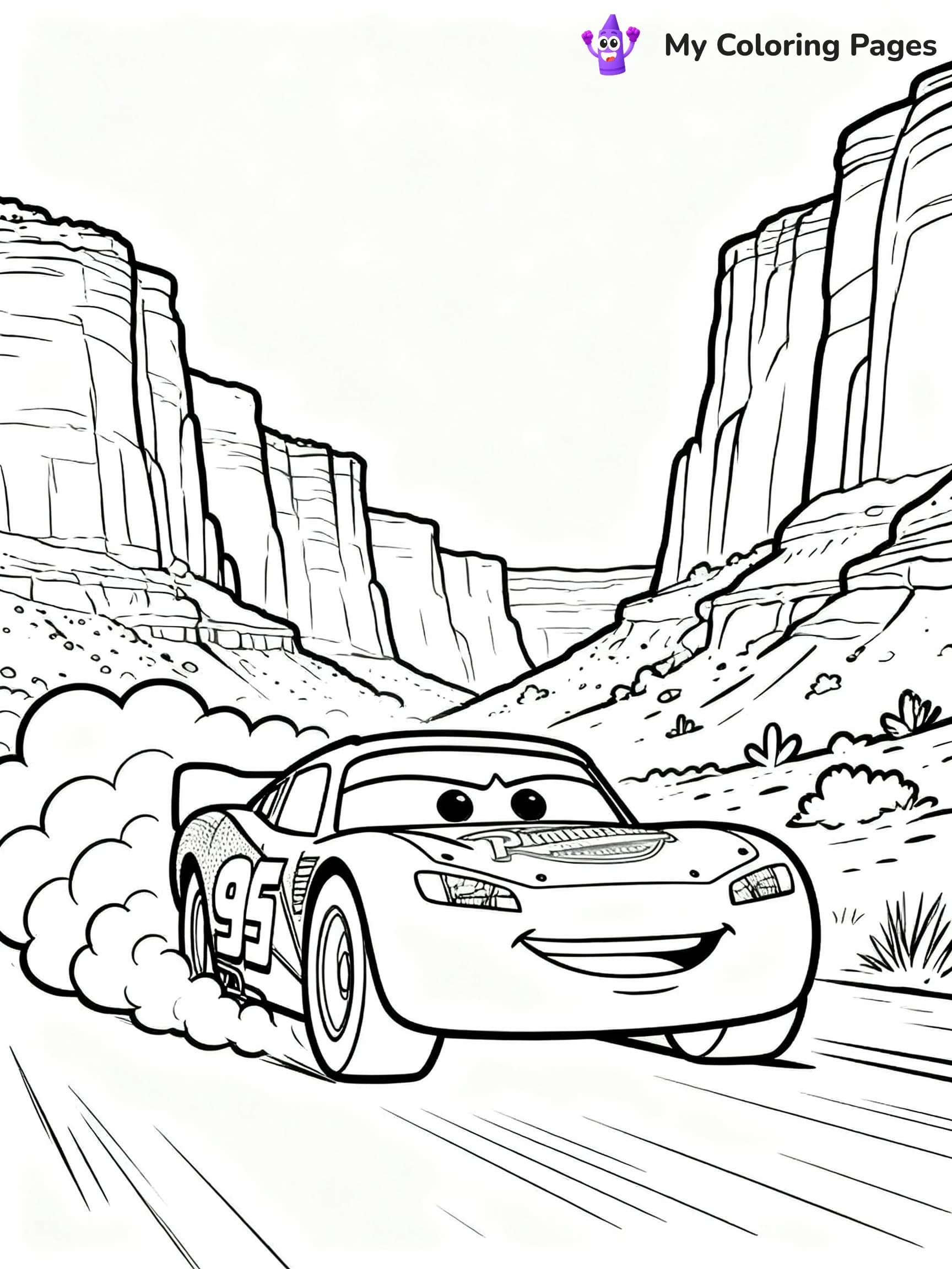 Lightning Mcqueen Coloring Pages - 6