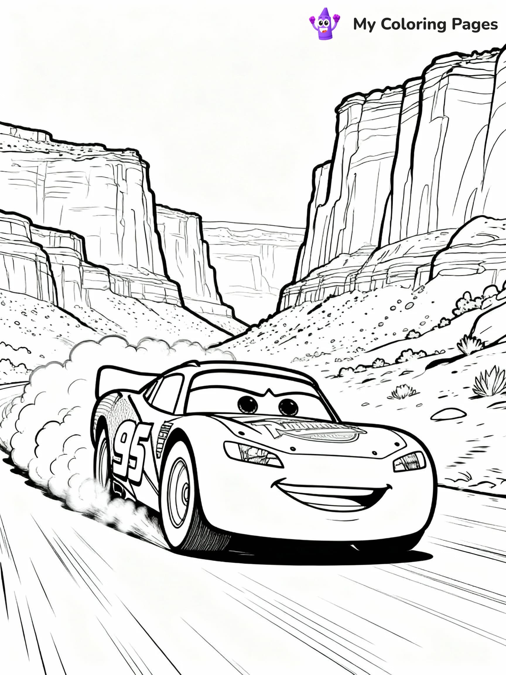 Lightning Mcqueen Coloring Pages - 5