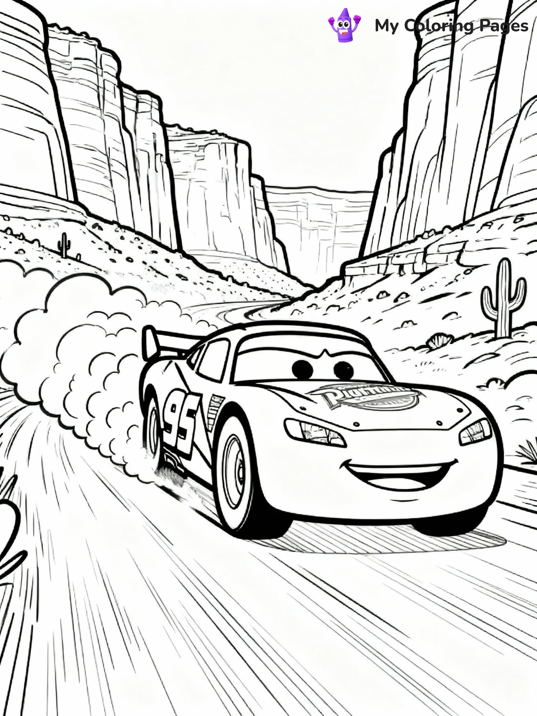 Lightning Mcqueen Coloring Pages - 4