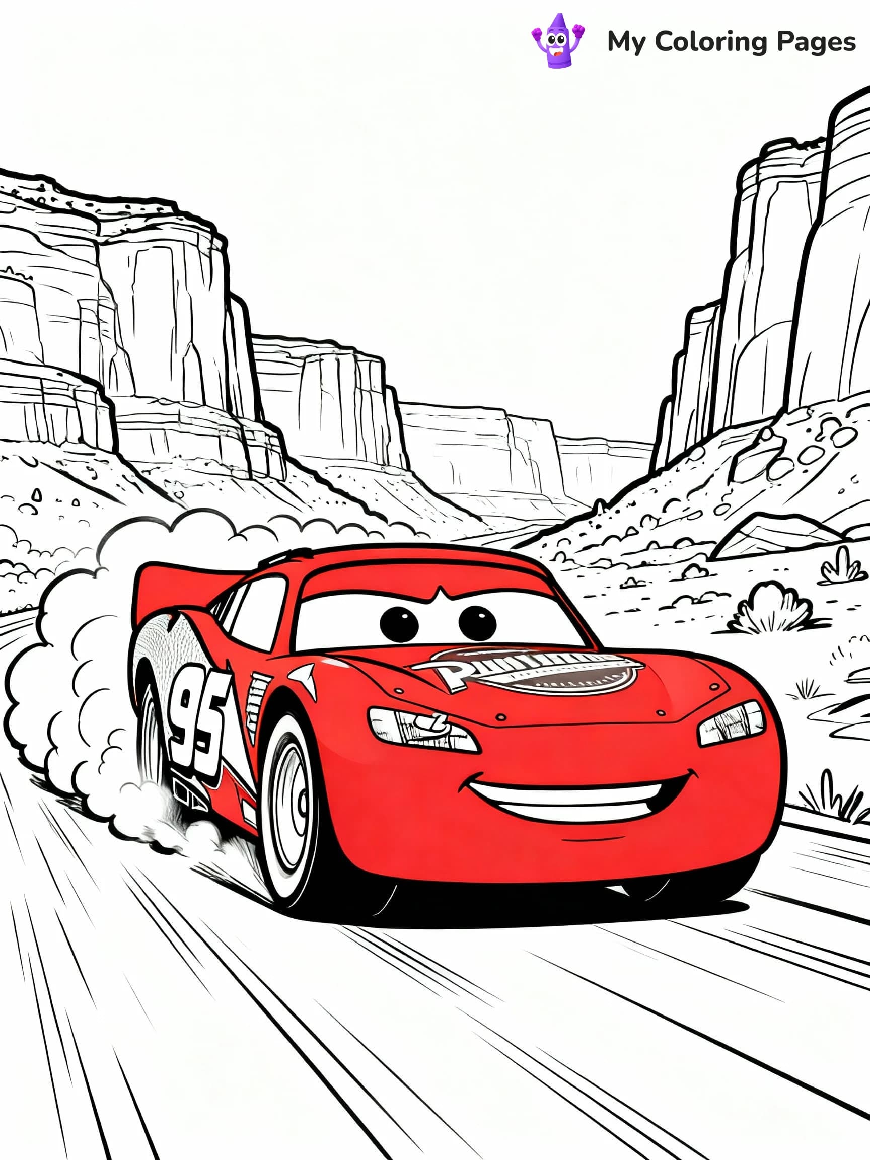 Lightning Mcqueen Coloring Pages - 3