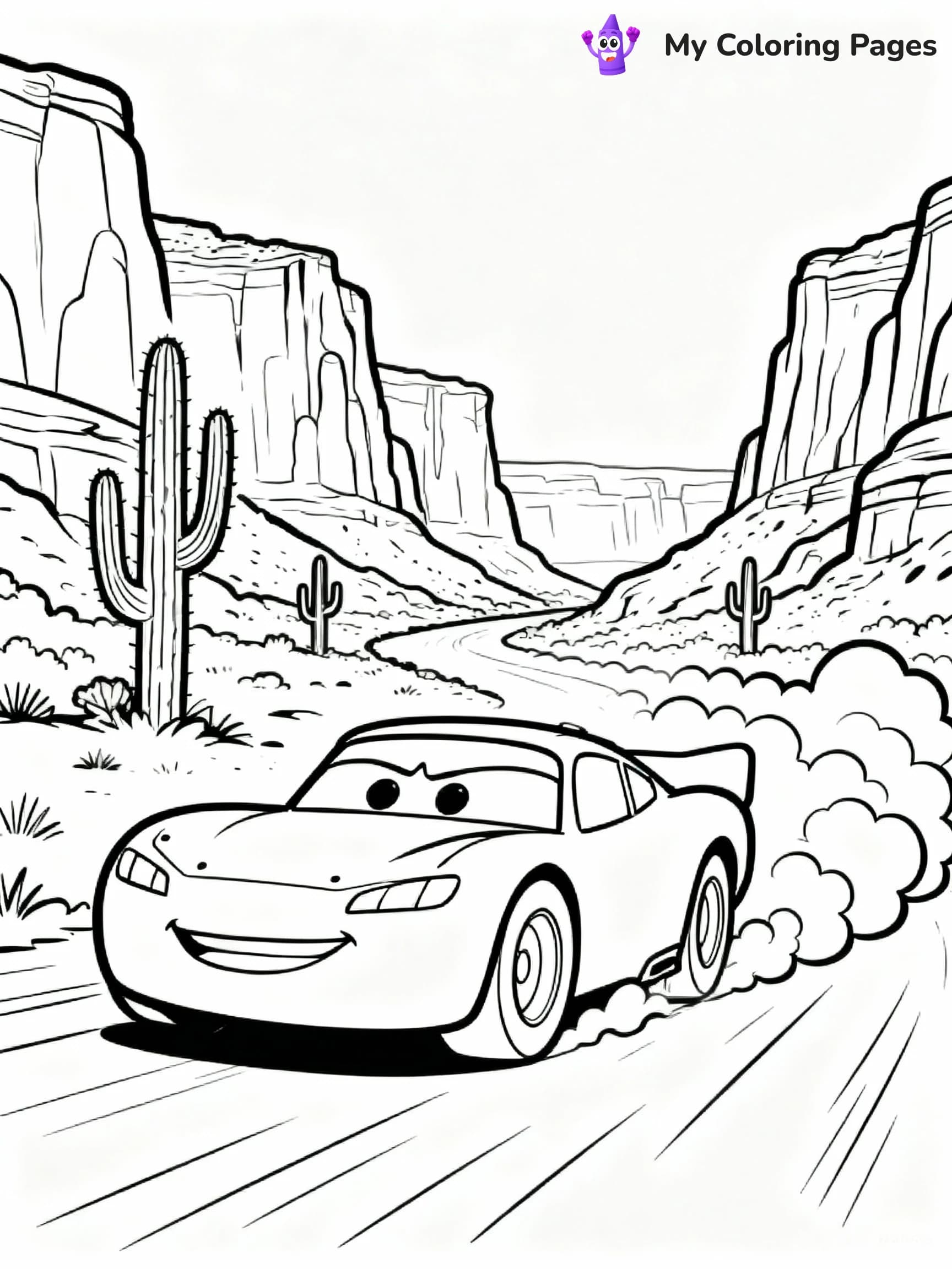Lightning Mcqueen Coloring Pages - 2