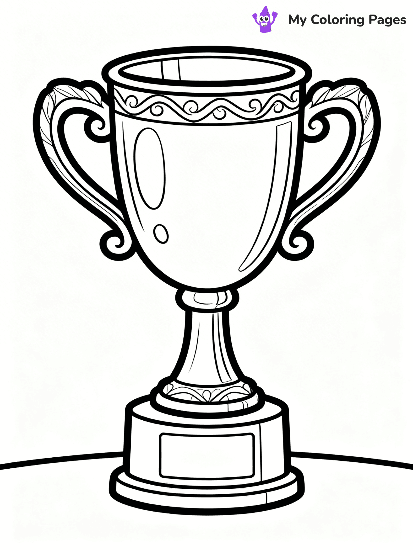 Trophy Coloring Pages - 71
