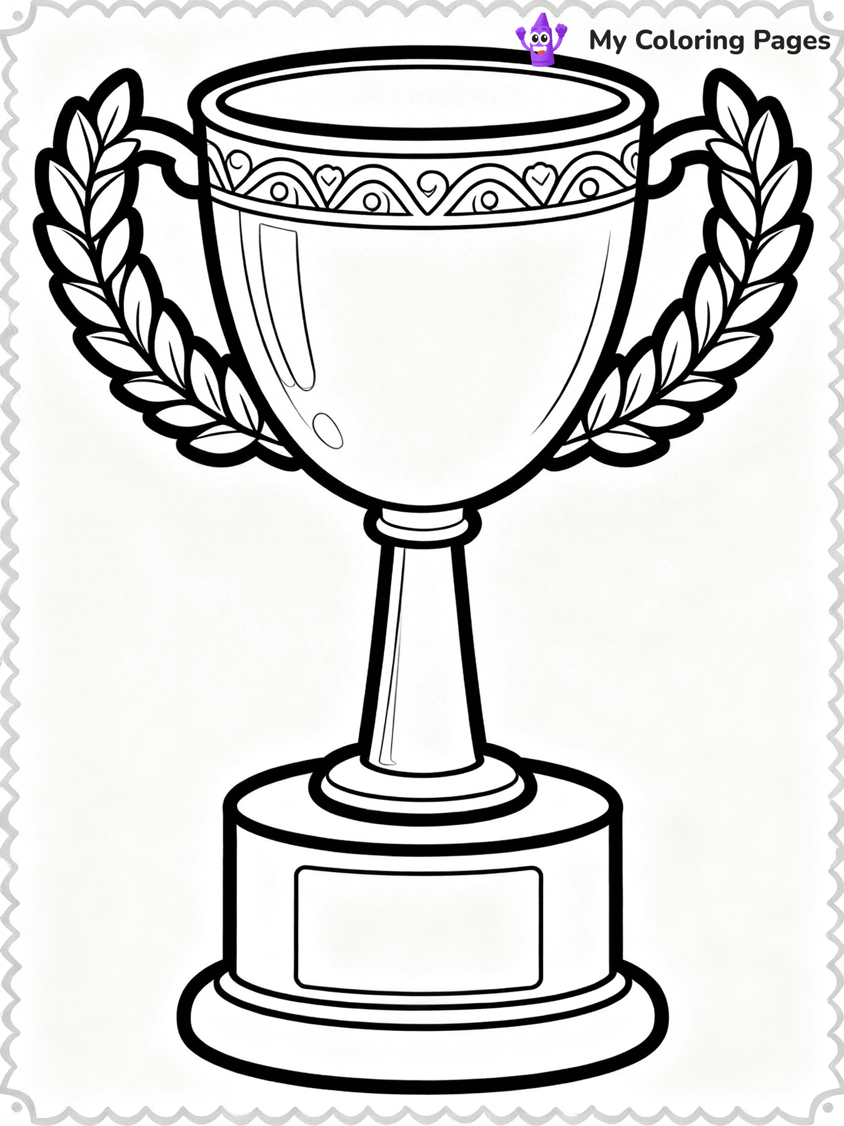 Trophy Coloring Pages - 70