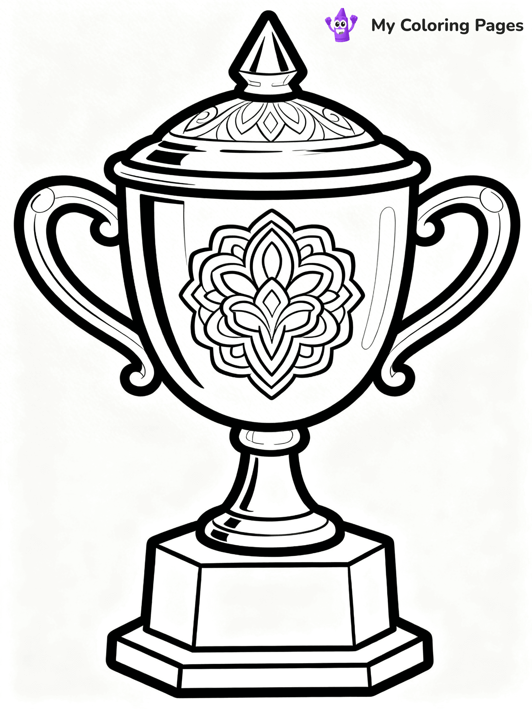 Trophy Coloring Pages - 69