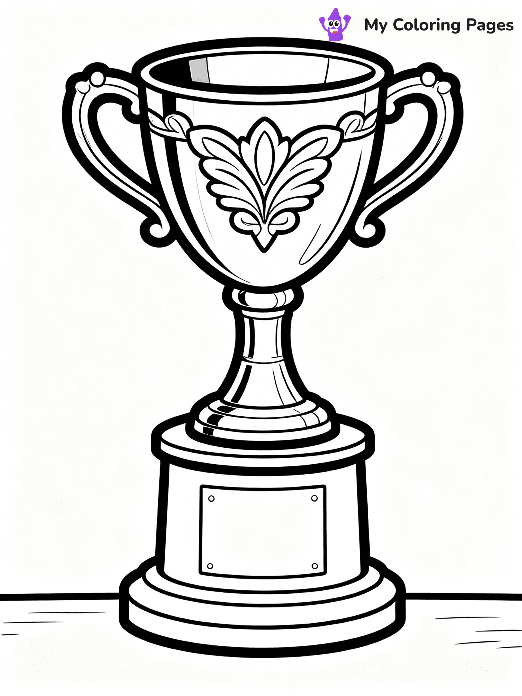 Trophy Coloring Pages - 66