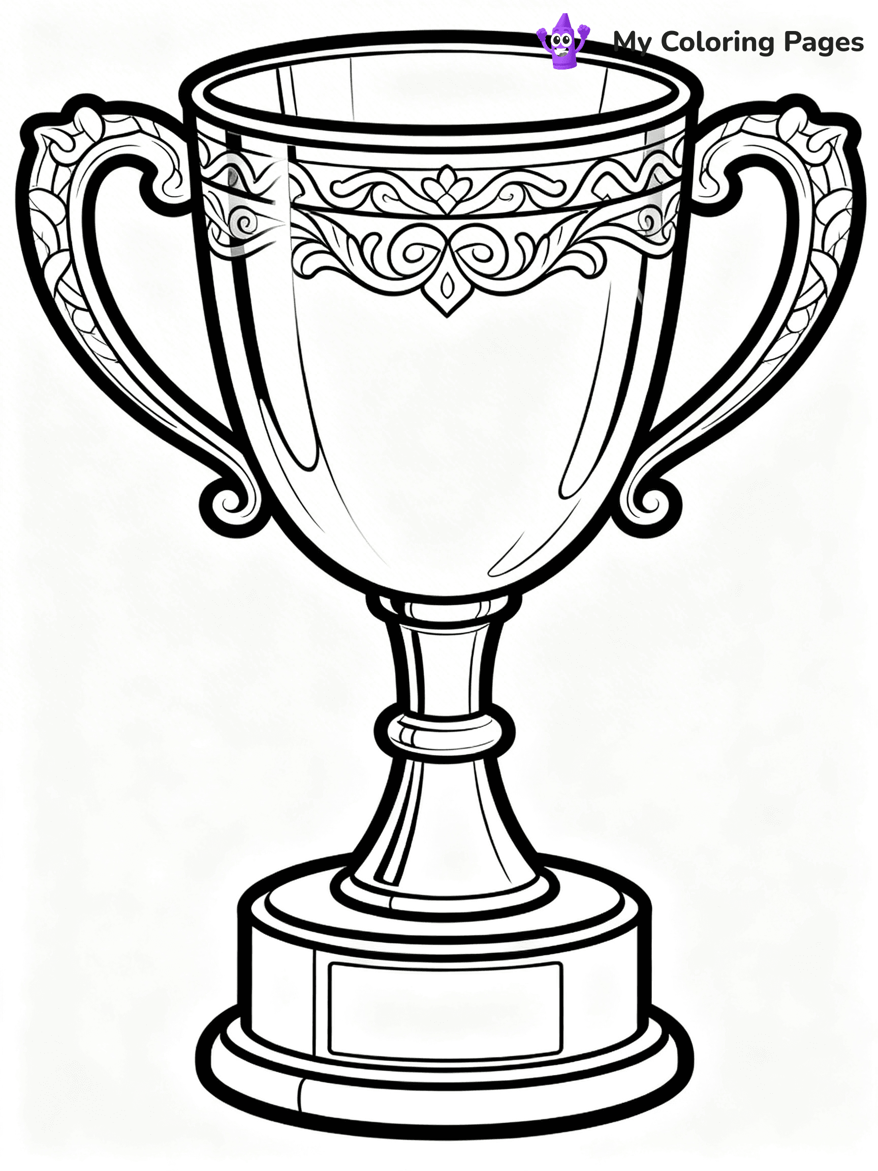 Trophy Coloring Pages - 65
