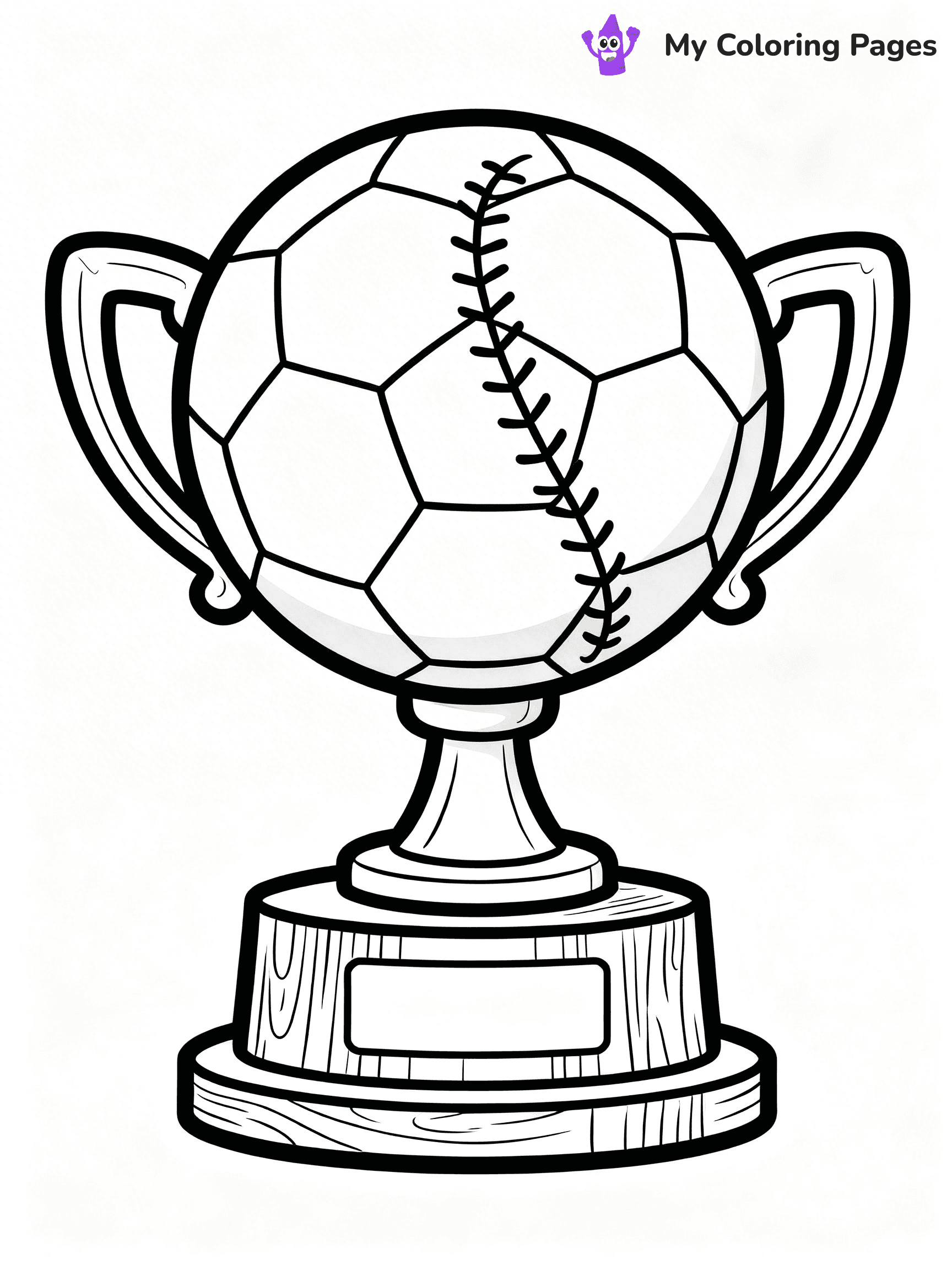 Trophy Coloring Pages - 59