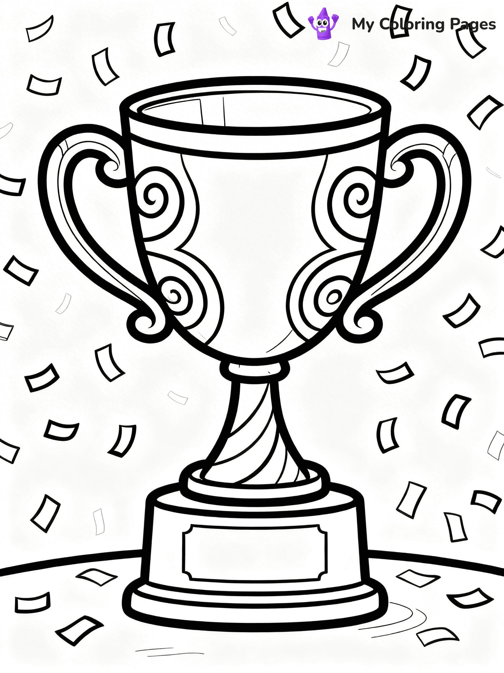 Trophy Coloring Pages - 57