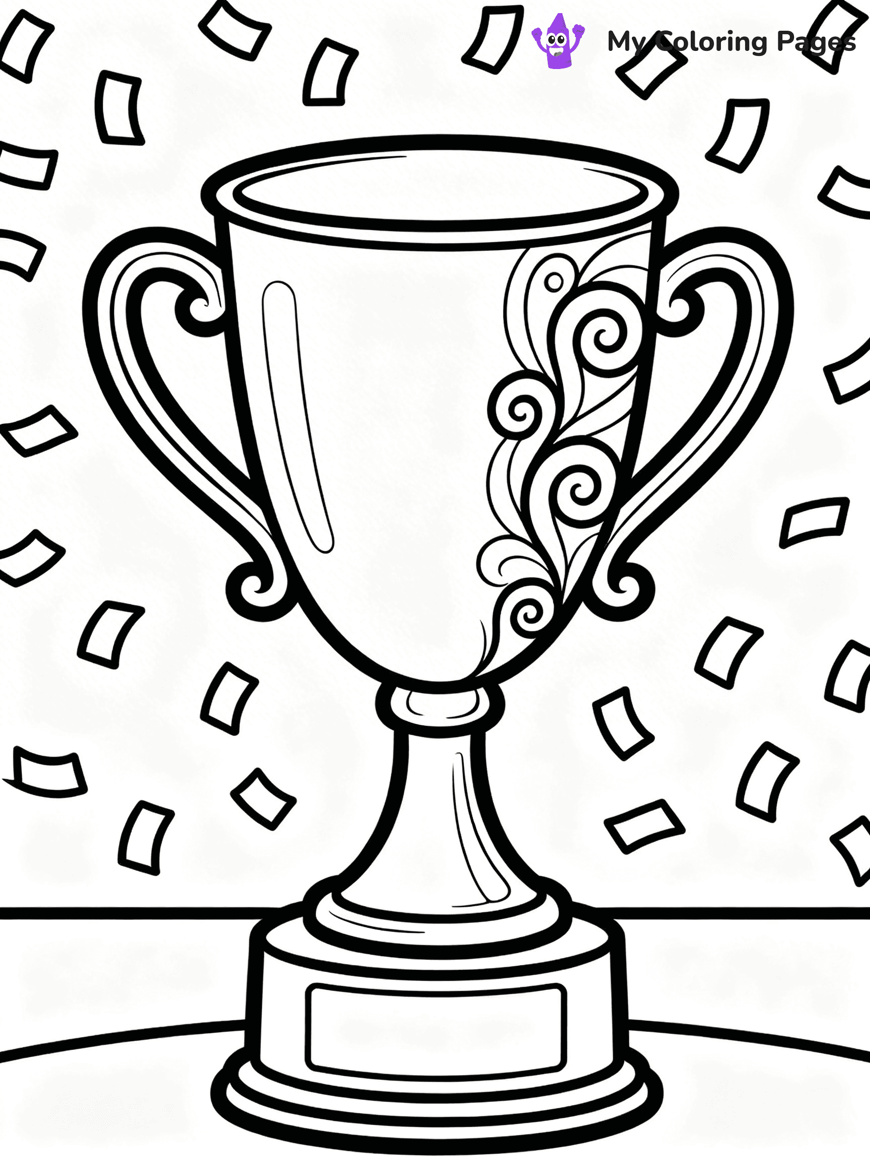 Trophy Coloring Pages - 56