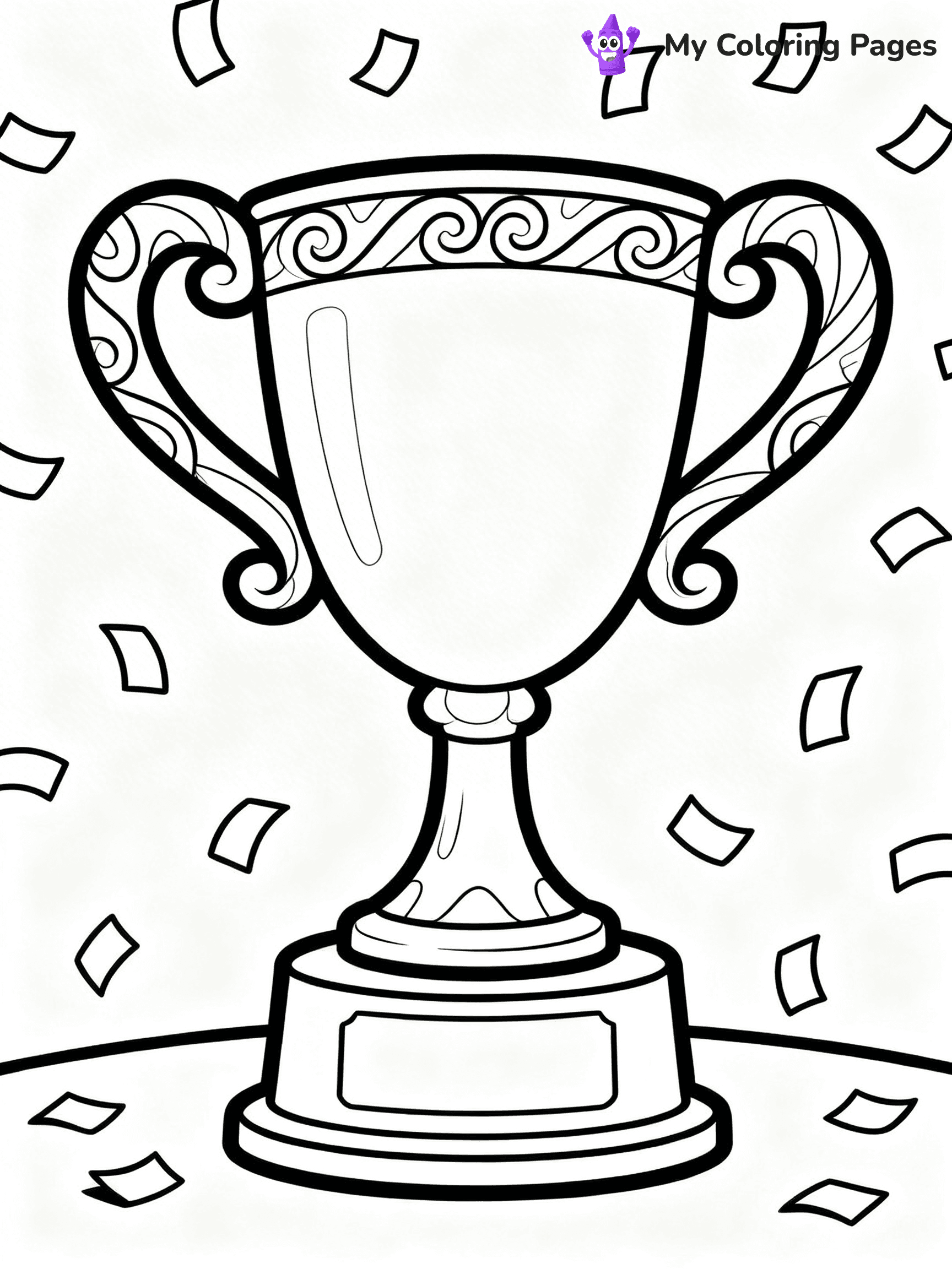 Trophy Coloring Pages - 55