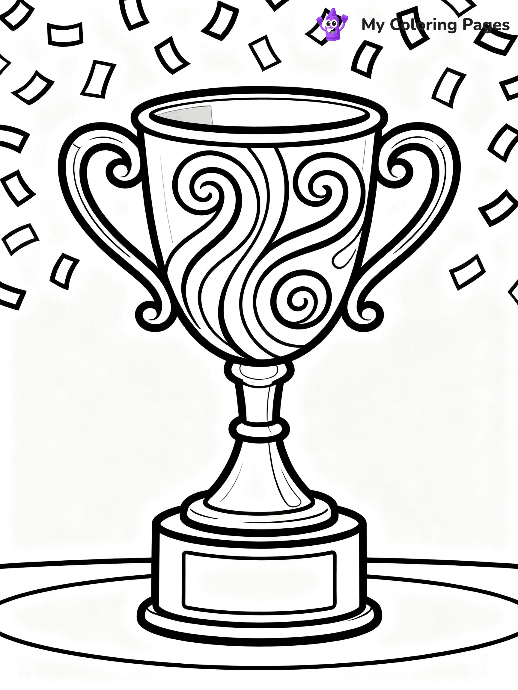 Trophy Coloring Pages - 54