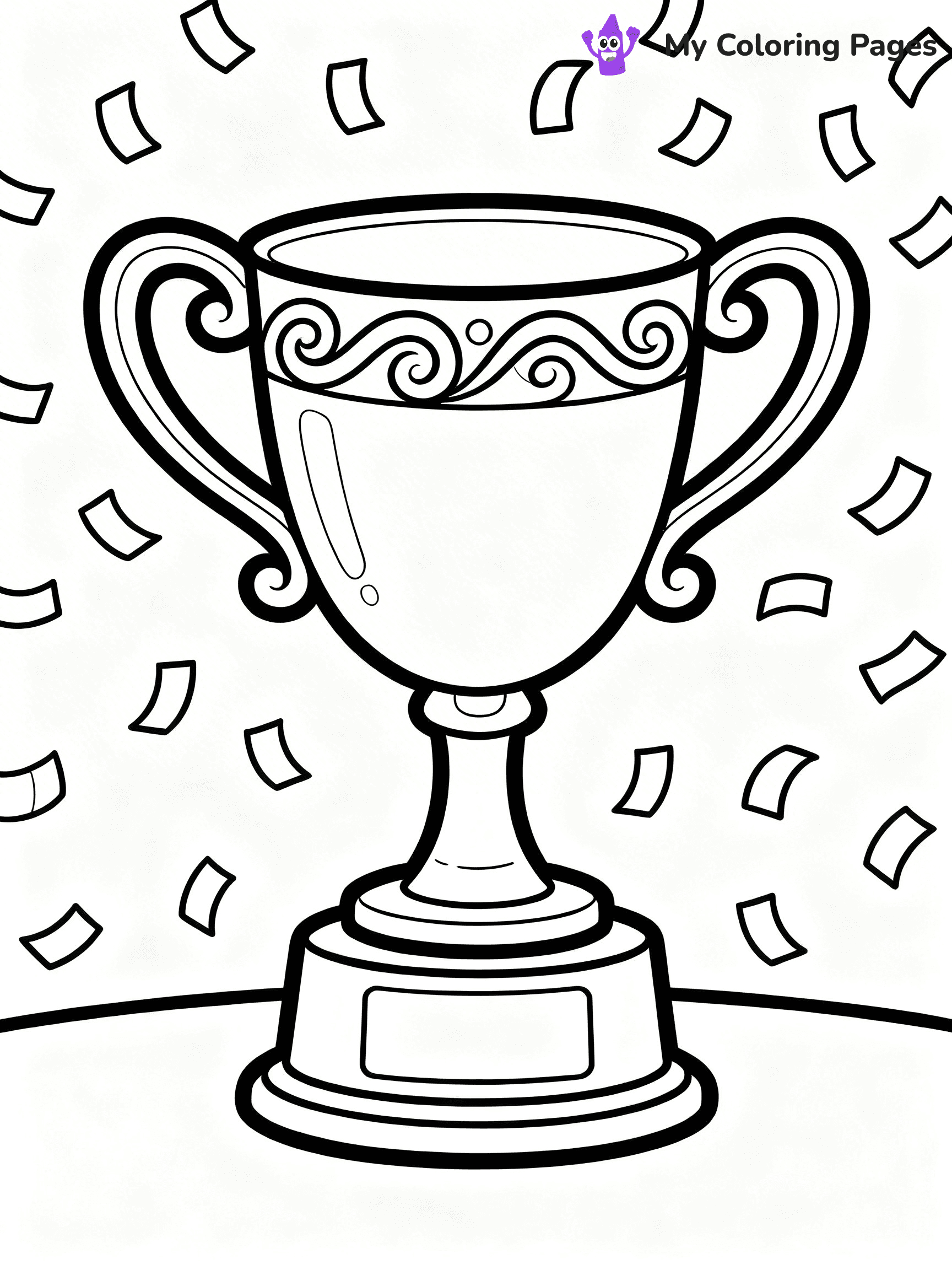 Trophy Coloring Pages - 53
