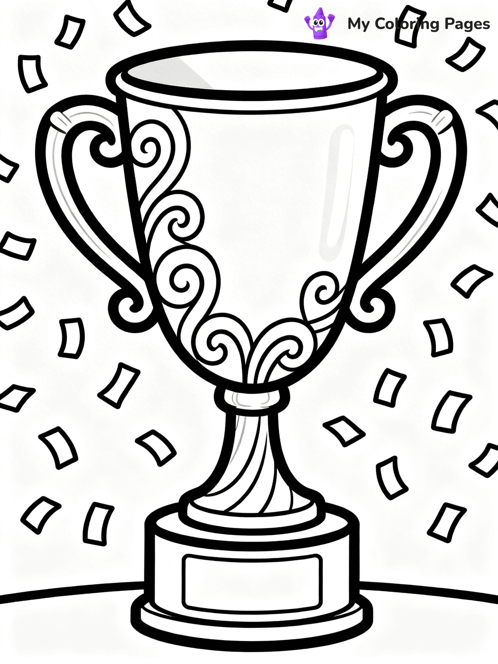 Trophy Coloring Pages - 52