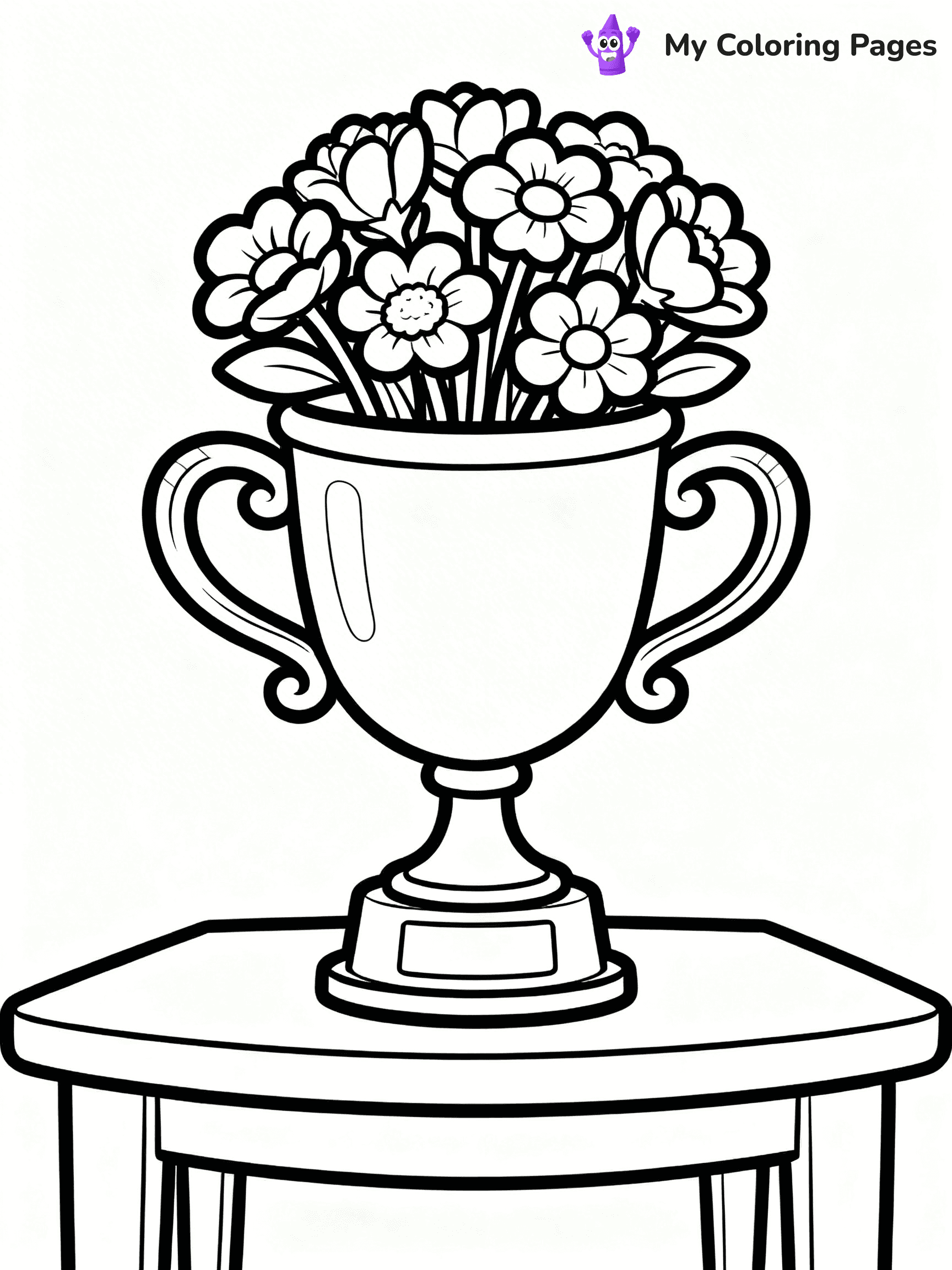 Trophy Coloring Pages - 50
