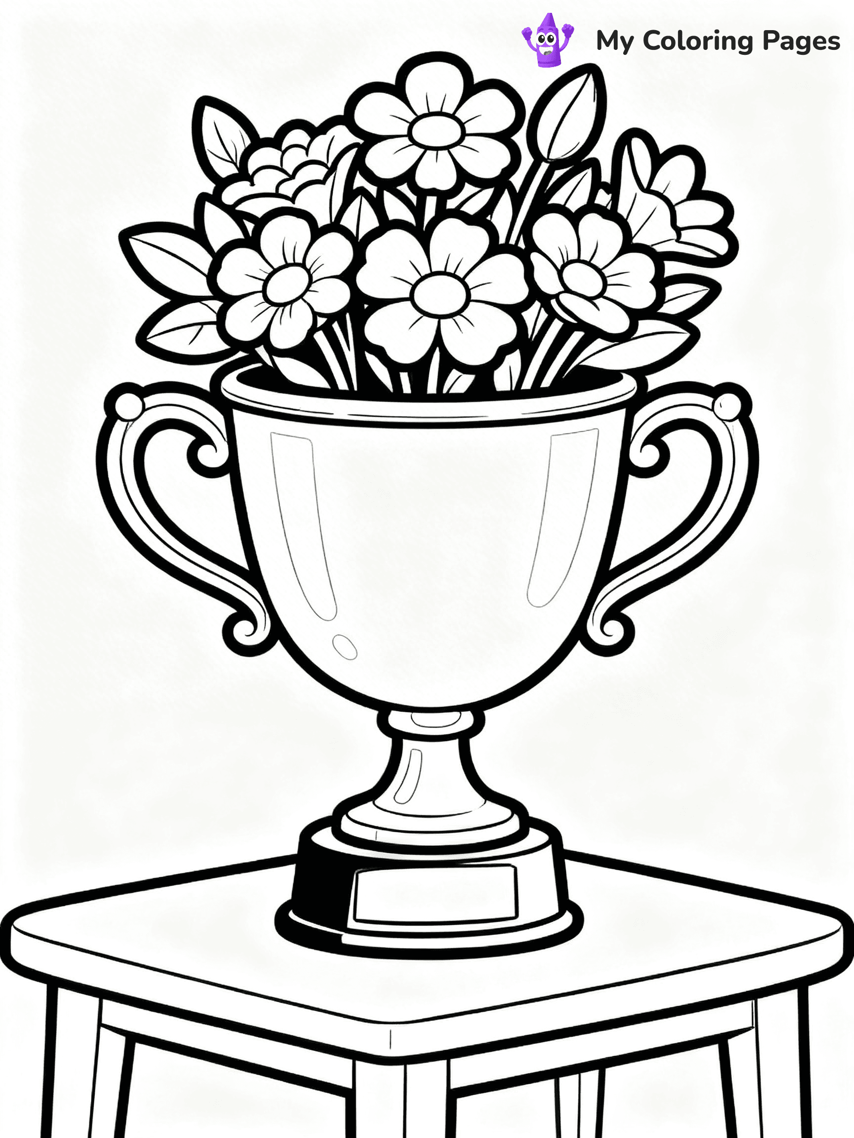Trophy Coloring Pages - 48