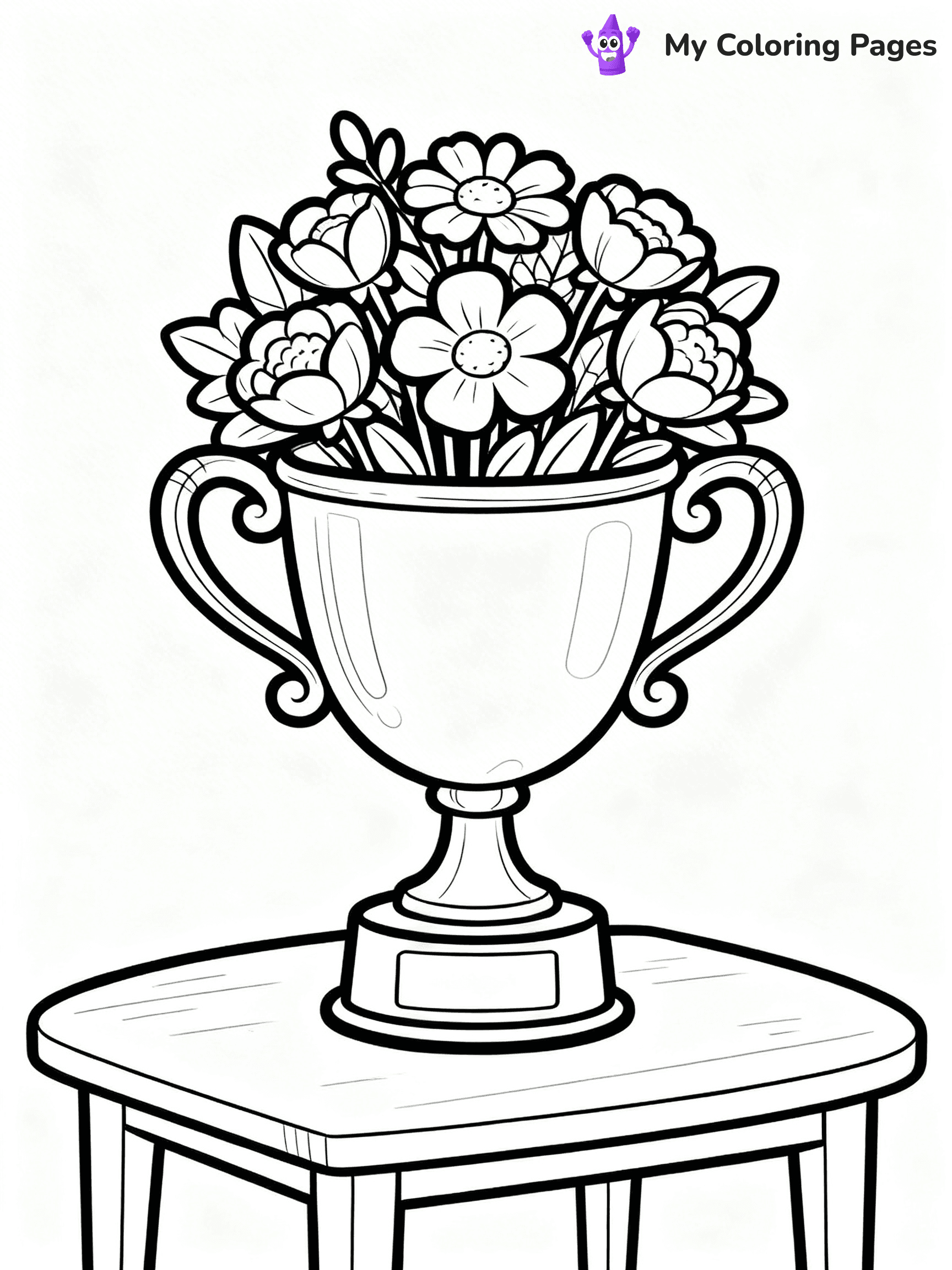 Trophy Coloring Pages - 47