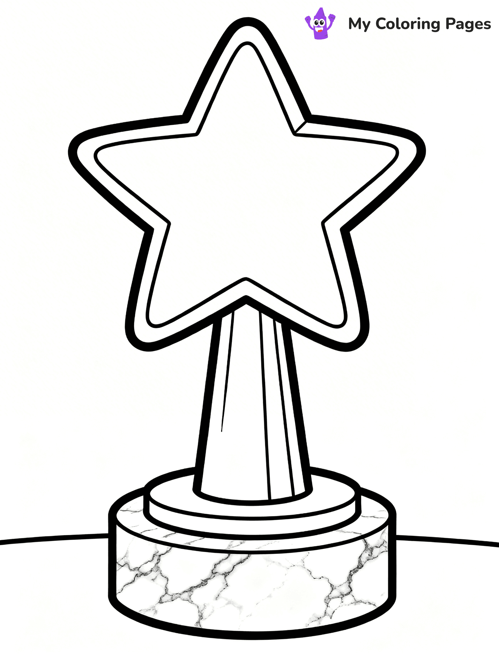 Trophy Coloring Pages - 45
