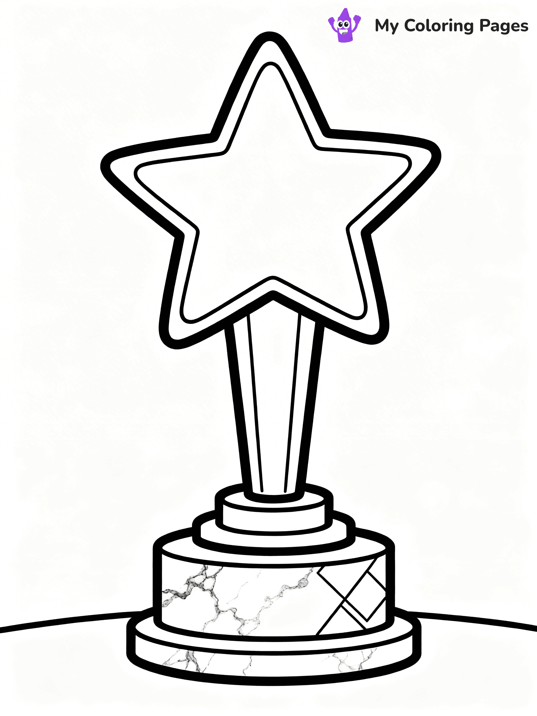 Trophy Coloring Pages - 44