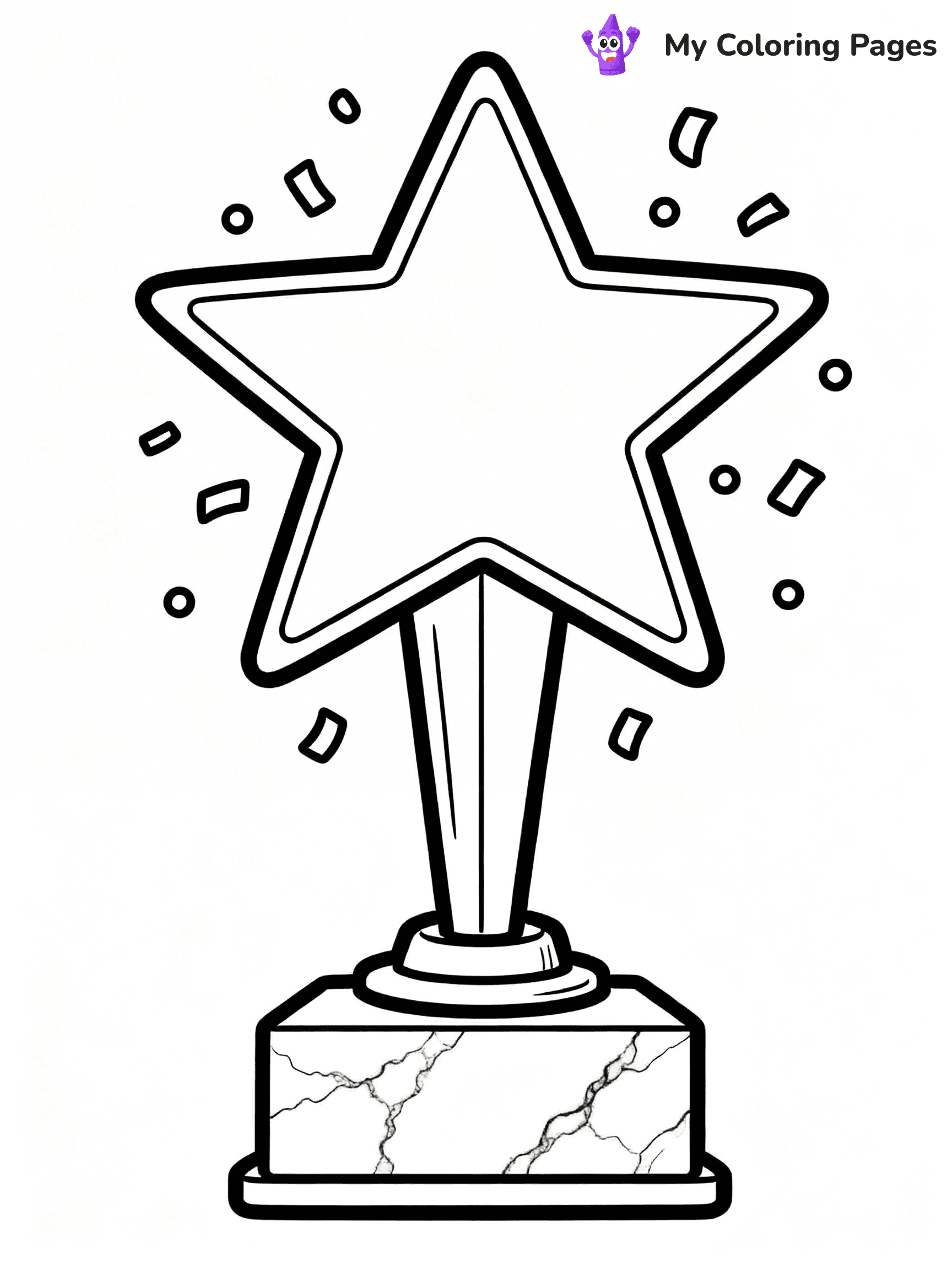 Trophy Coloring Pages - 43