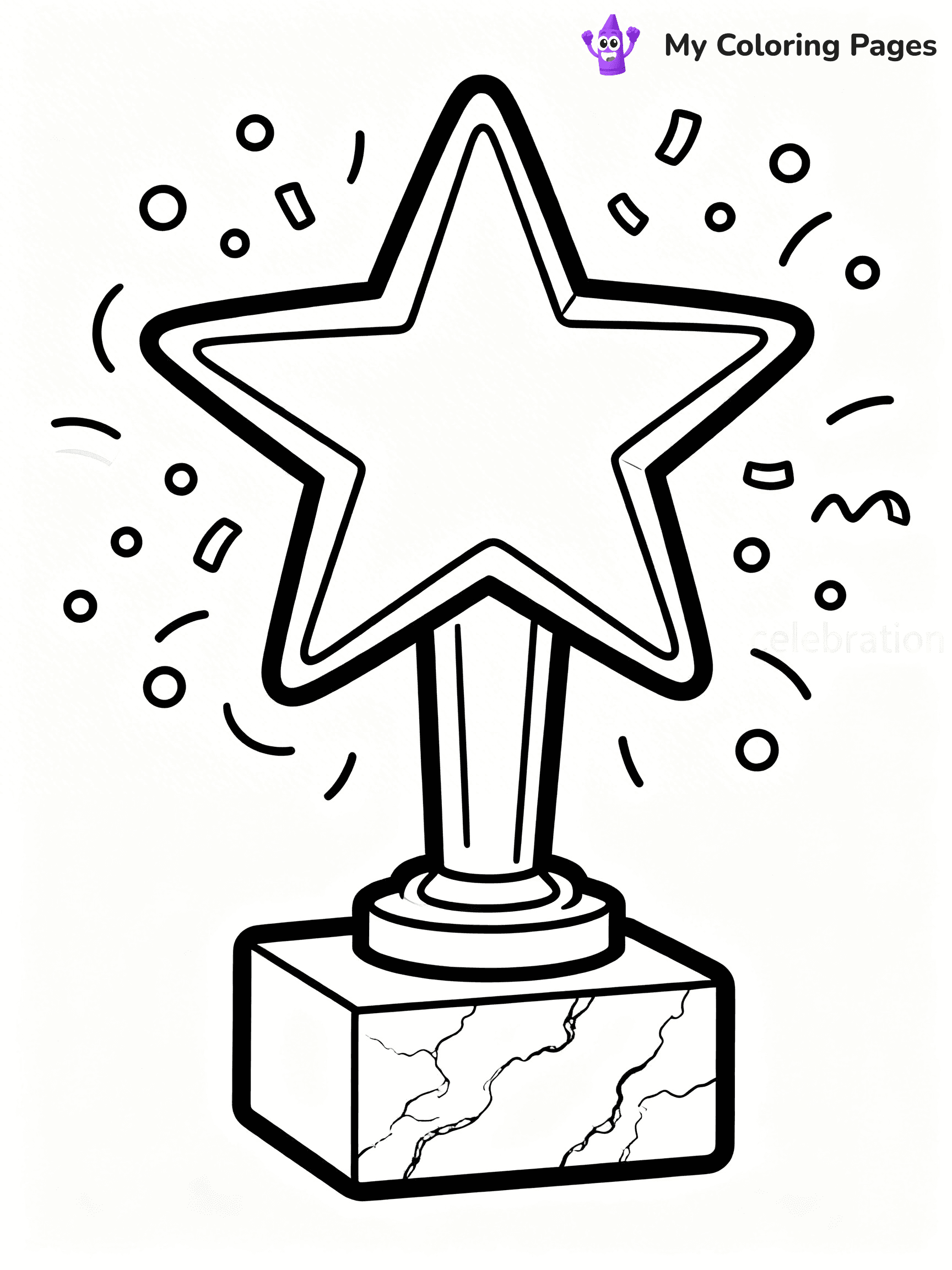Trophy Coloring Pages - 41
