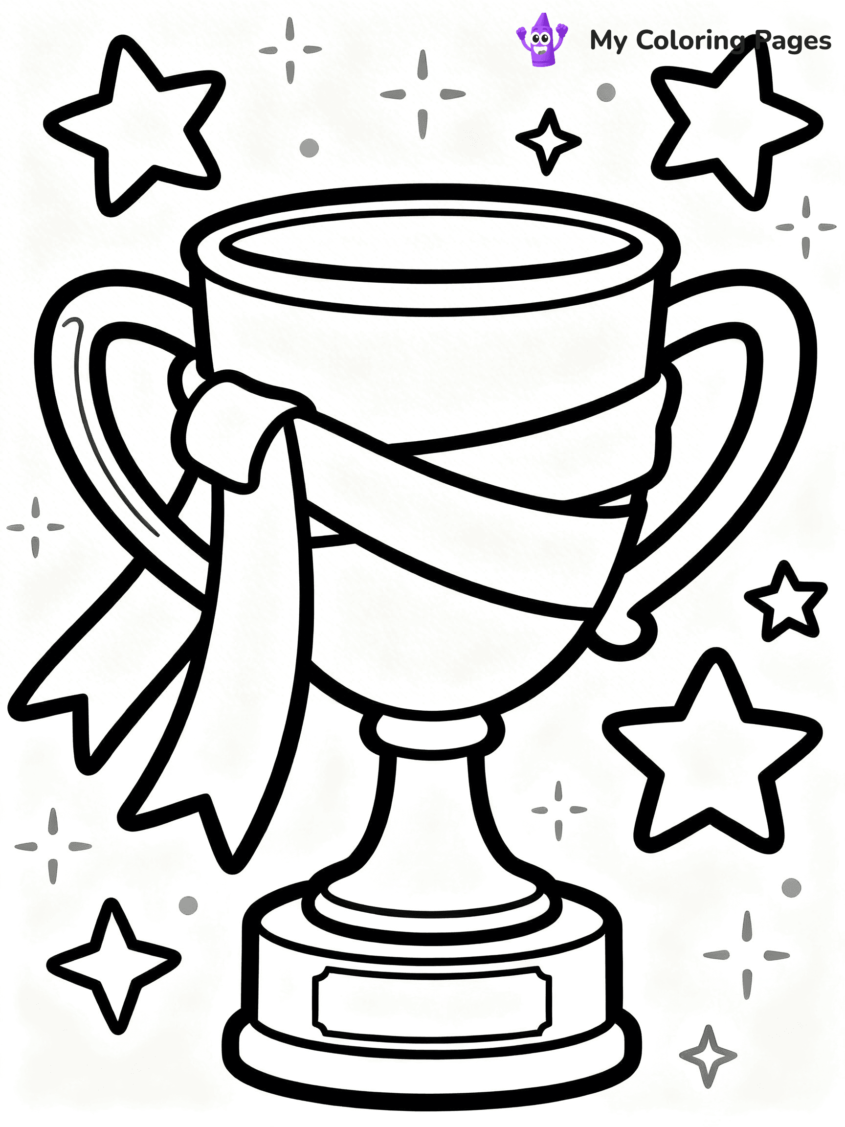 Trophy Coloring Pages - 38