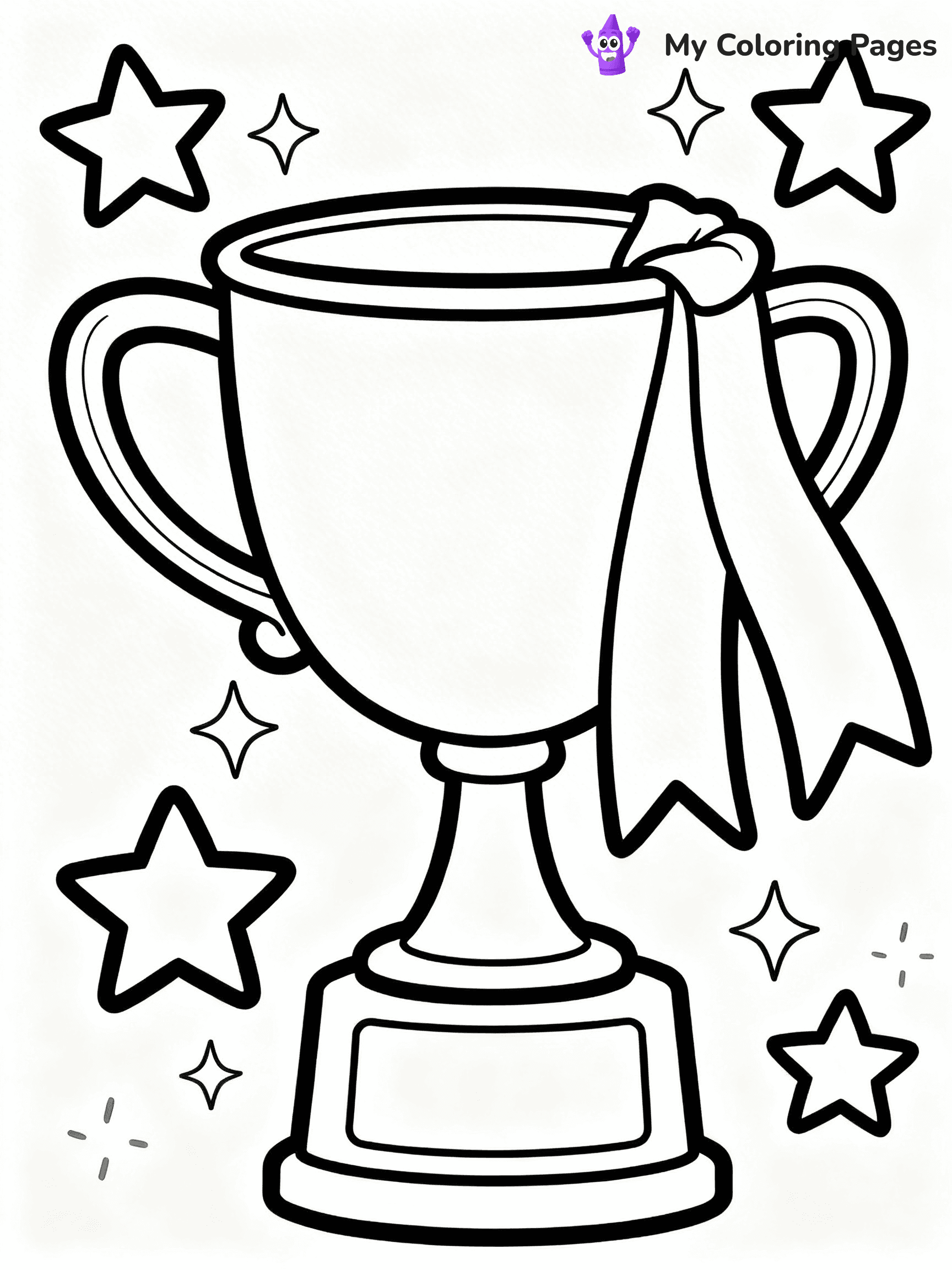 Trophy Coloring Pages - 37