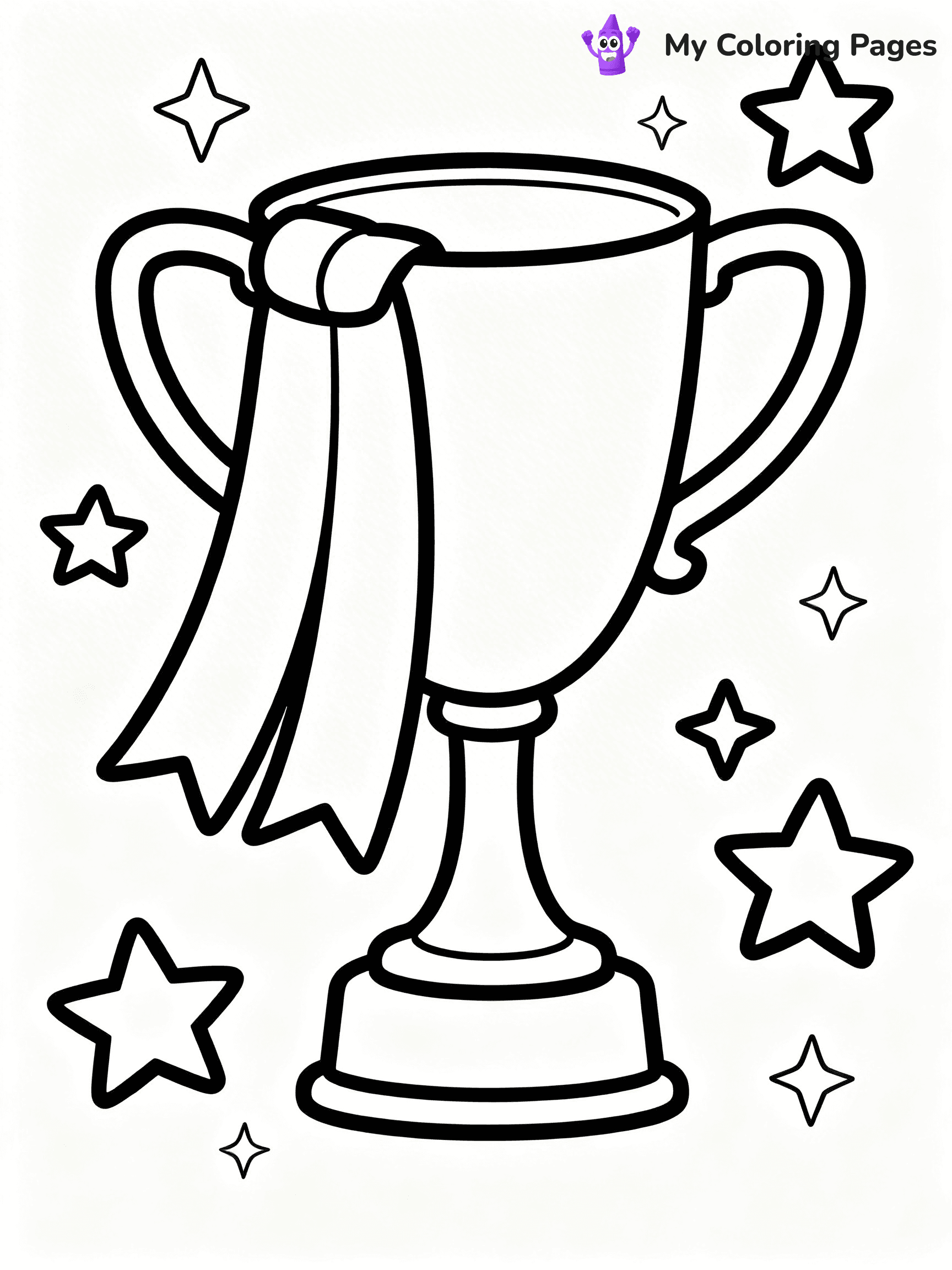 Trophy Coloring Pages - 36