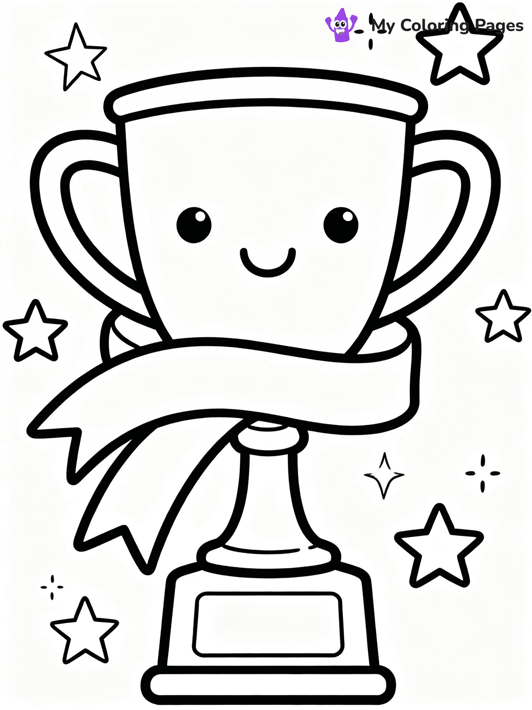 Trophy Coloring Pages - 35