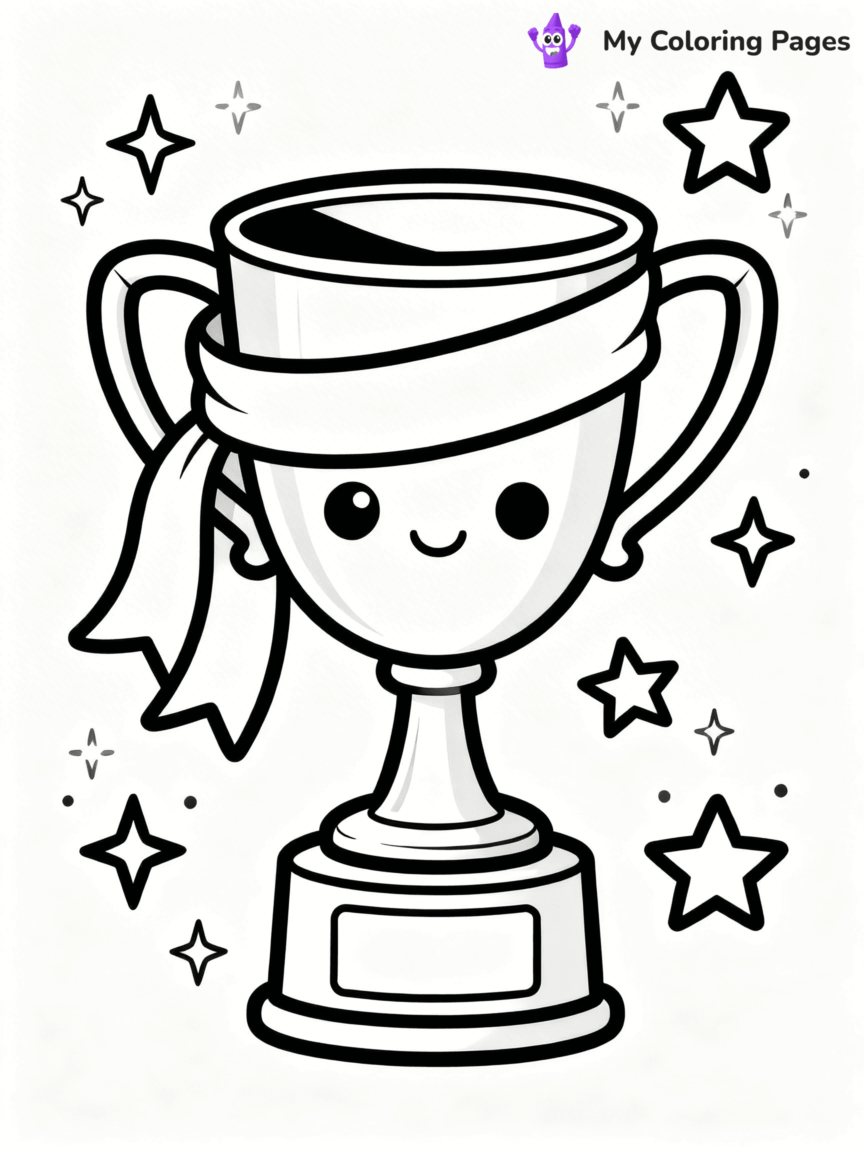 Trophy Coloring Pages - 34