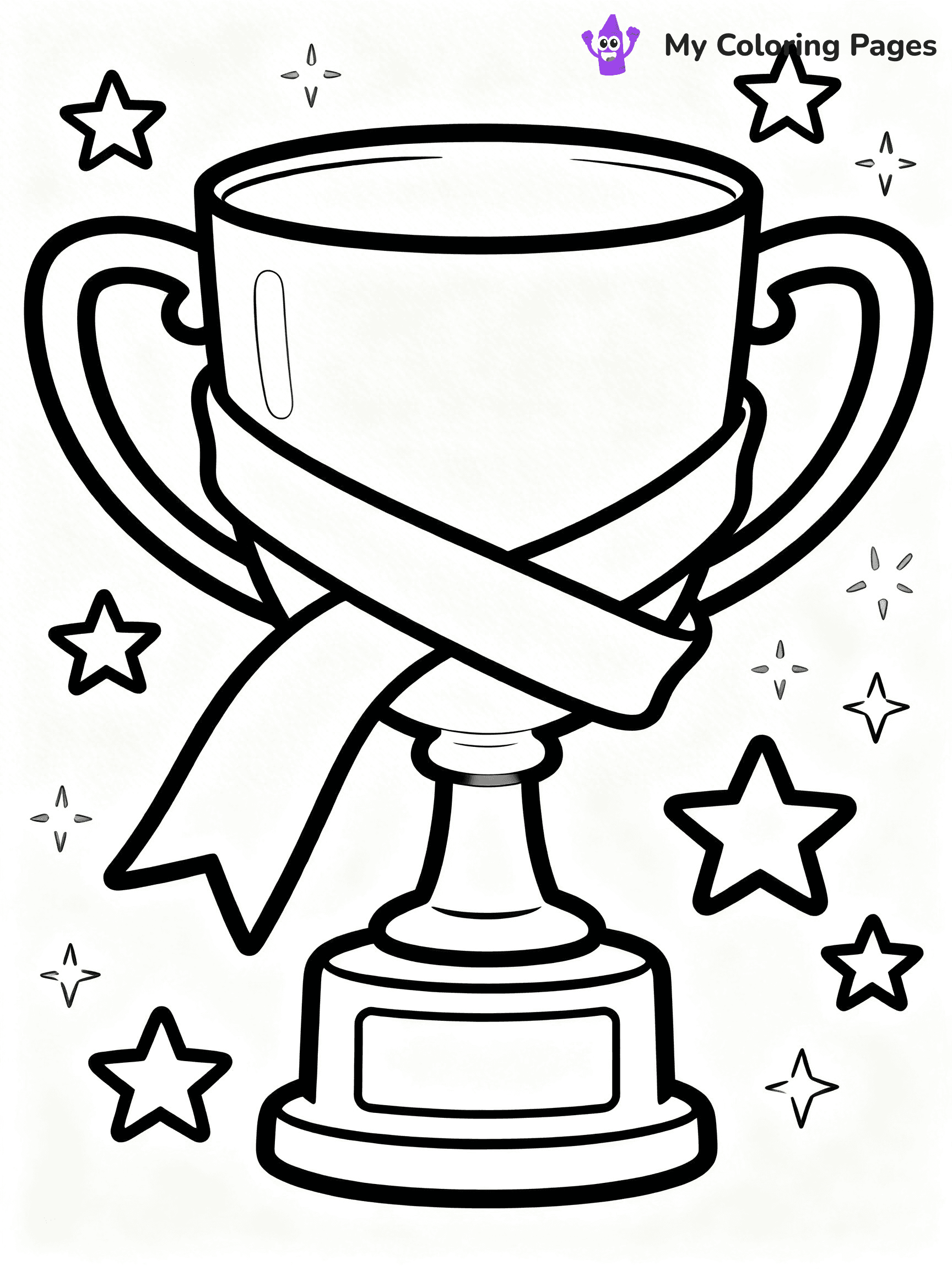 Trophy Coloring Pages - 32