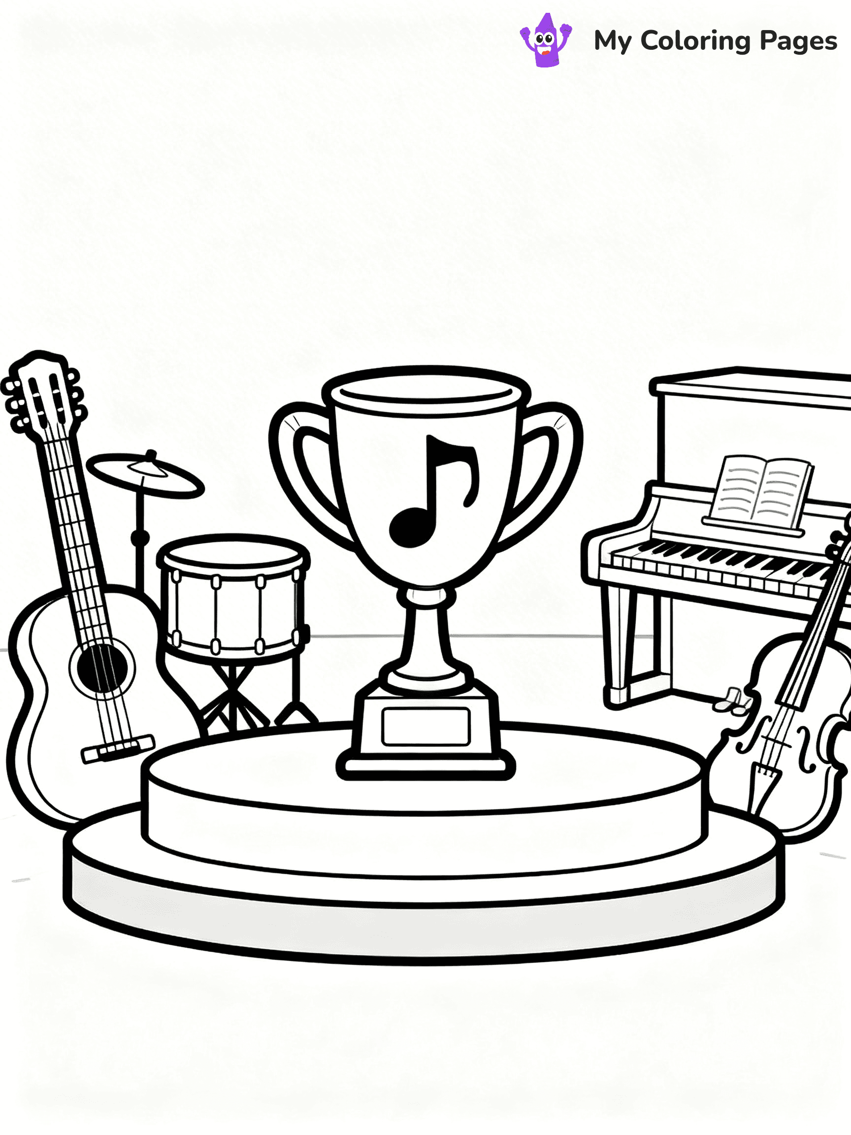 Trophy Coloring Pages - 29