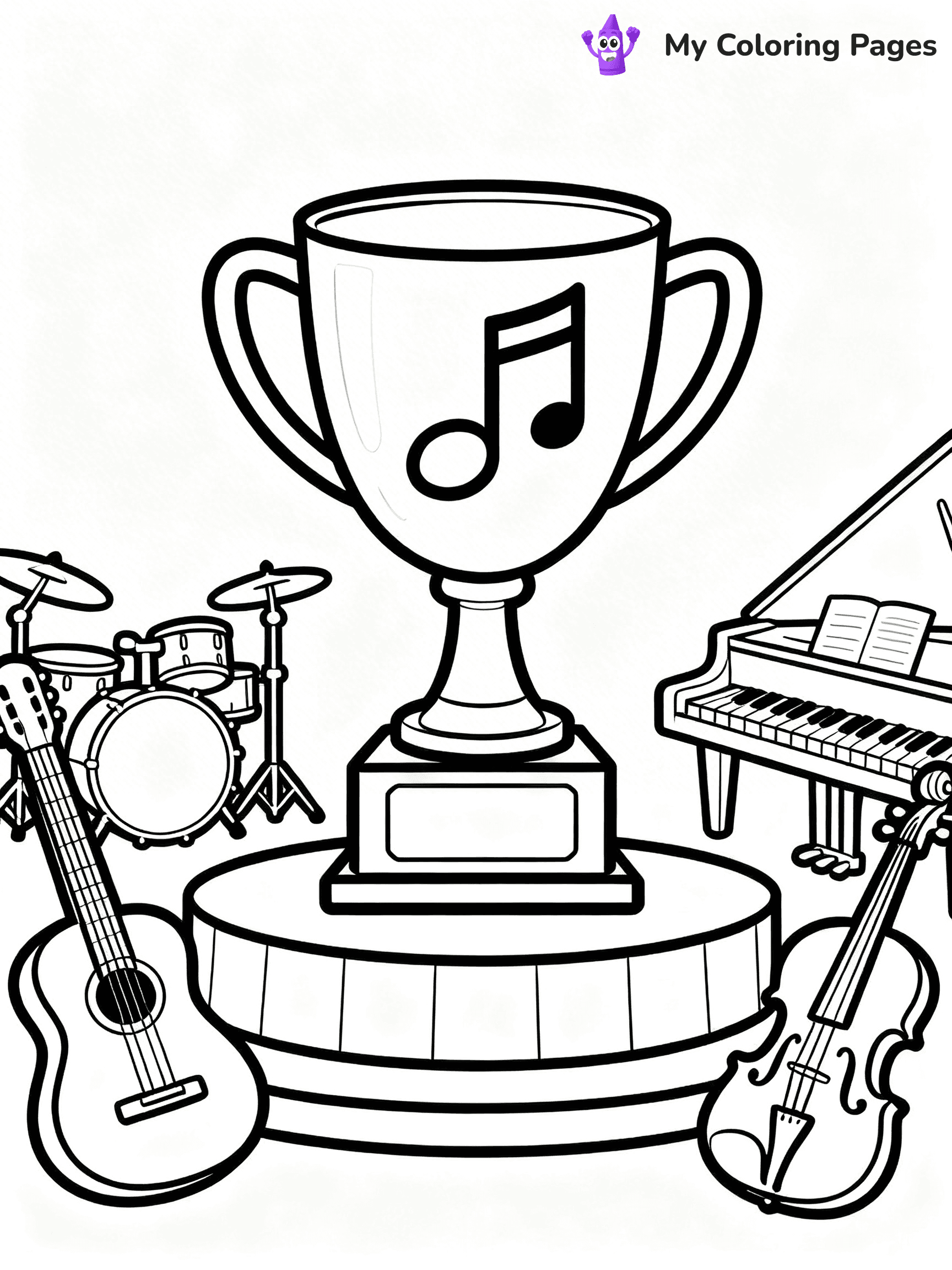 Trophy Coloring Pages - 28