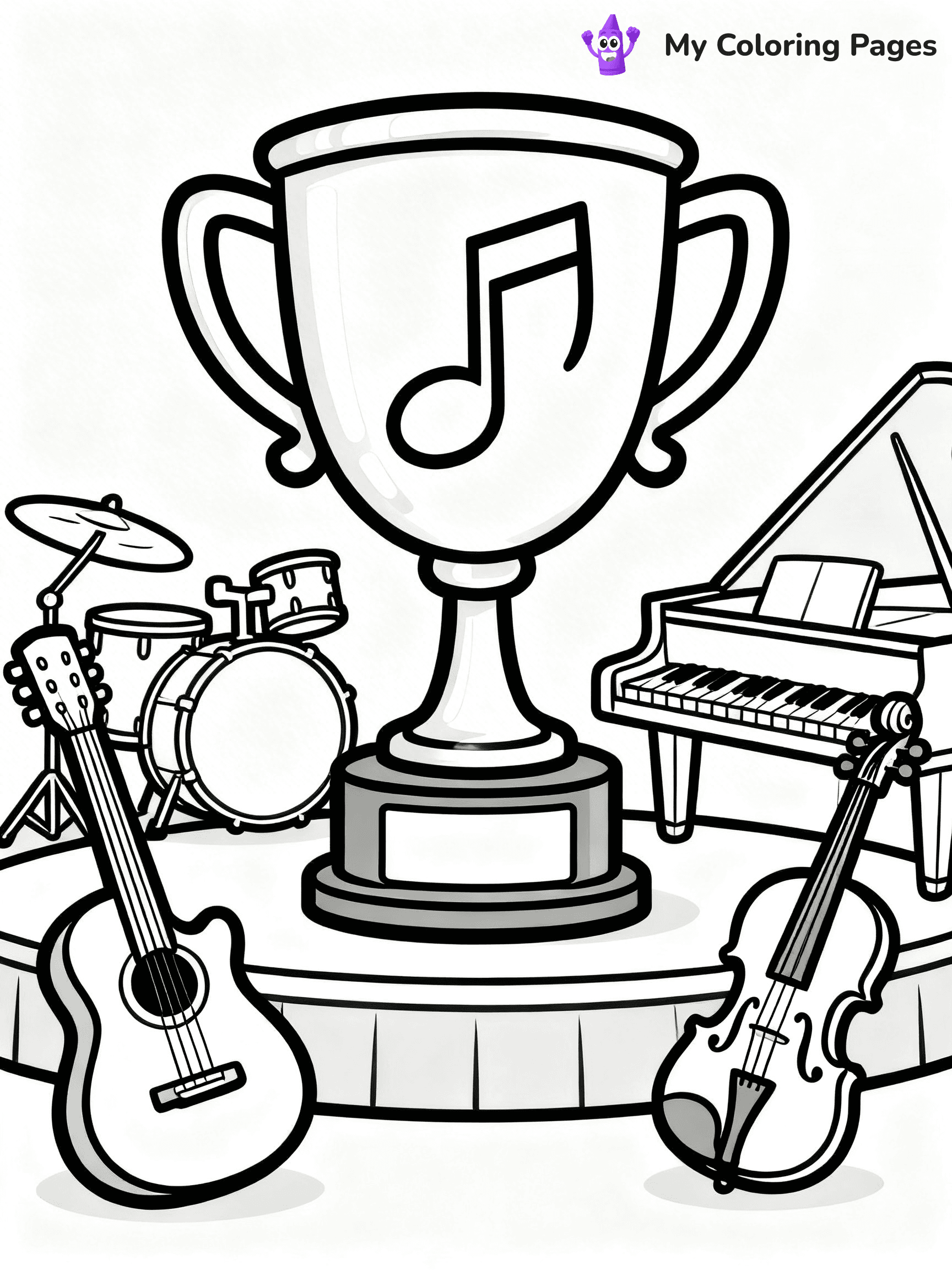 Trophy Coloring Pages - 27