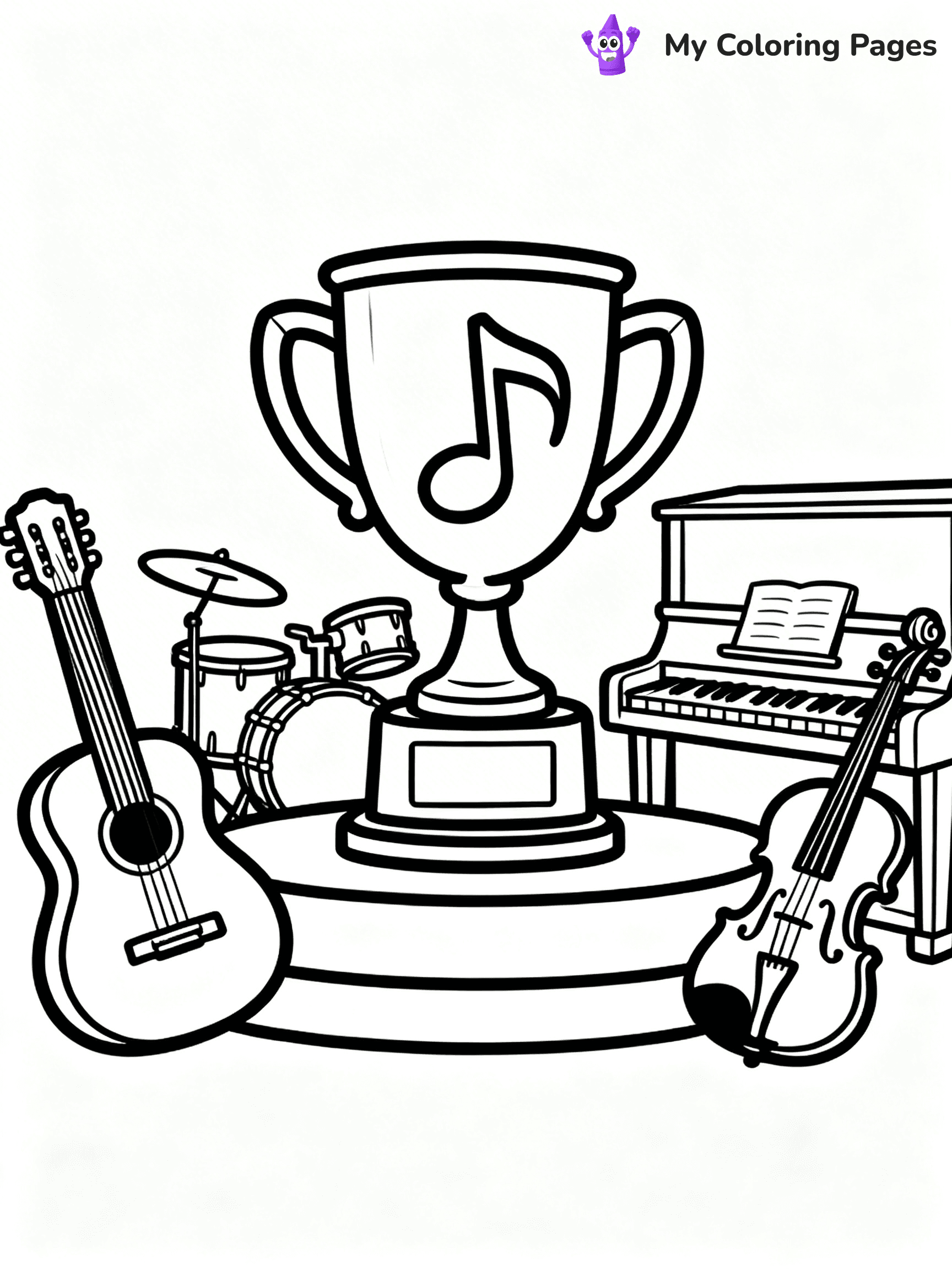 Trophy Coloring Pages - 26