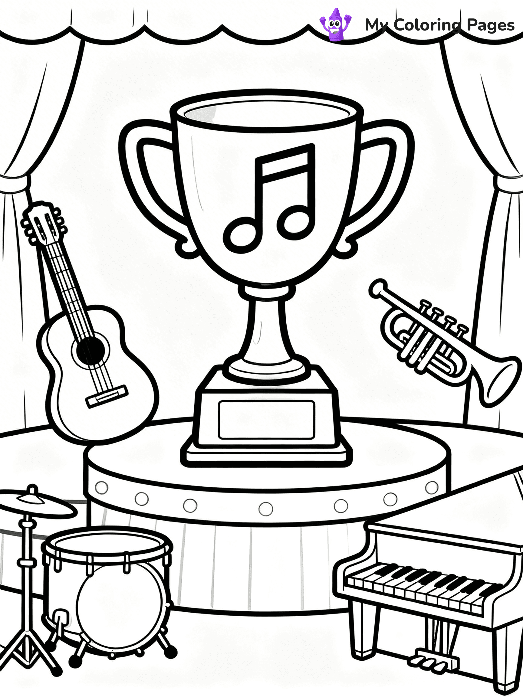 Trophy Coloring Pages - 25