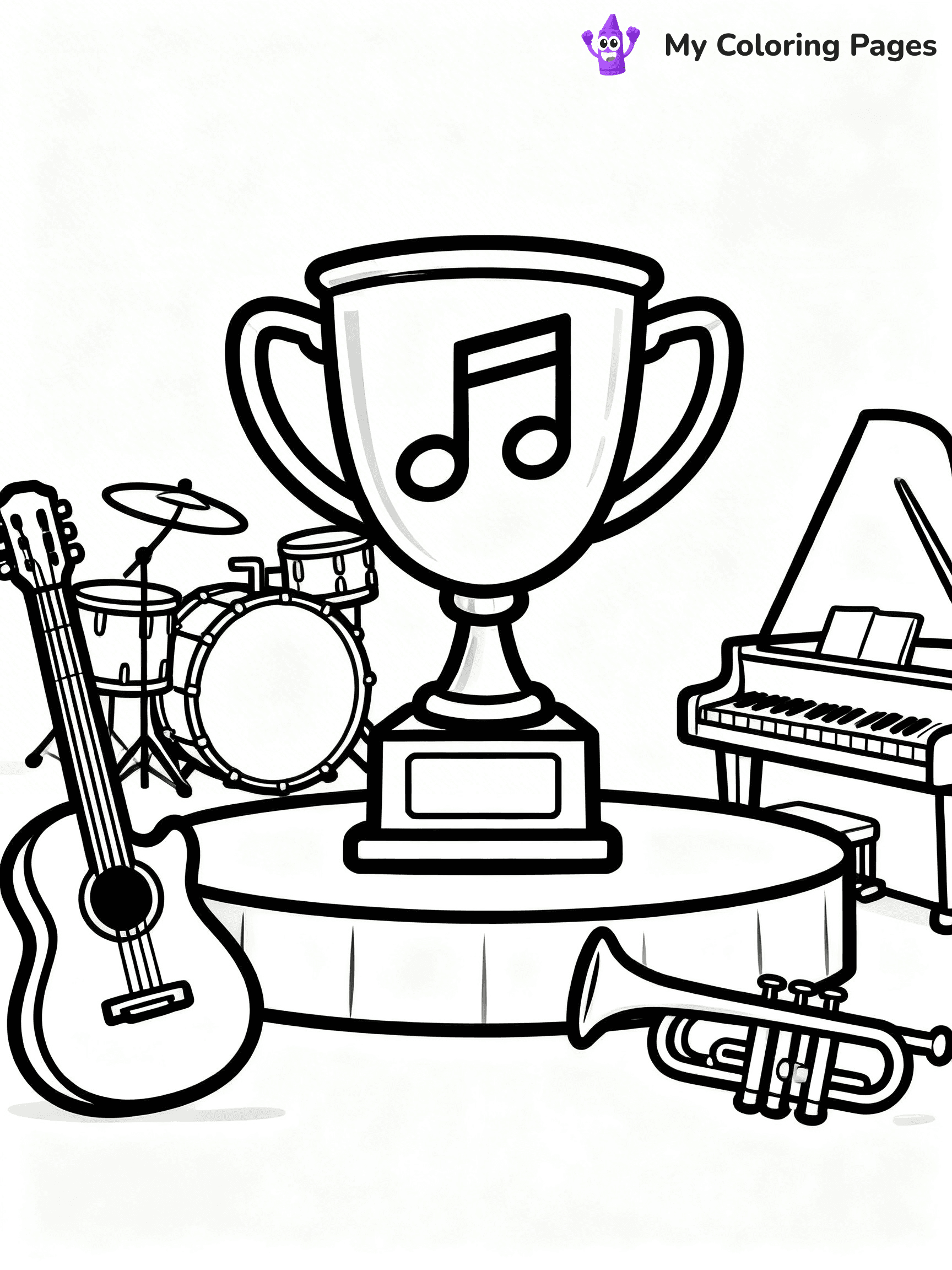 Trophy Coloring Pages - 24